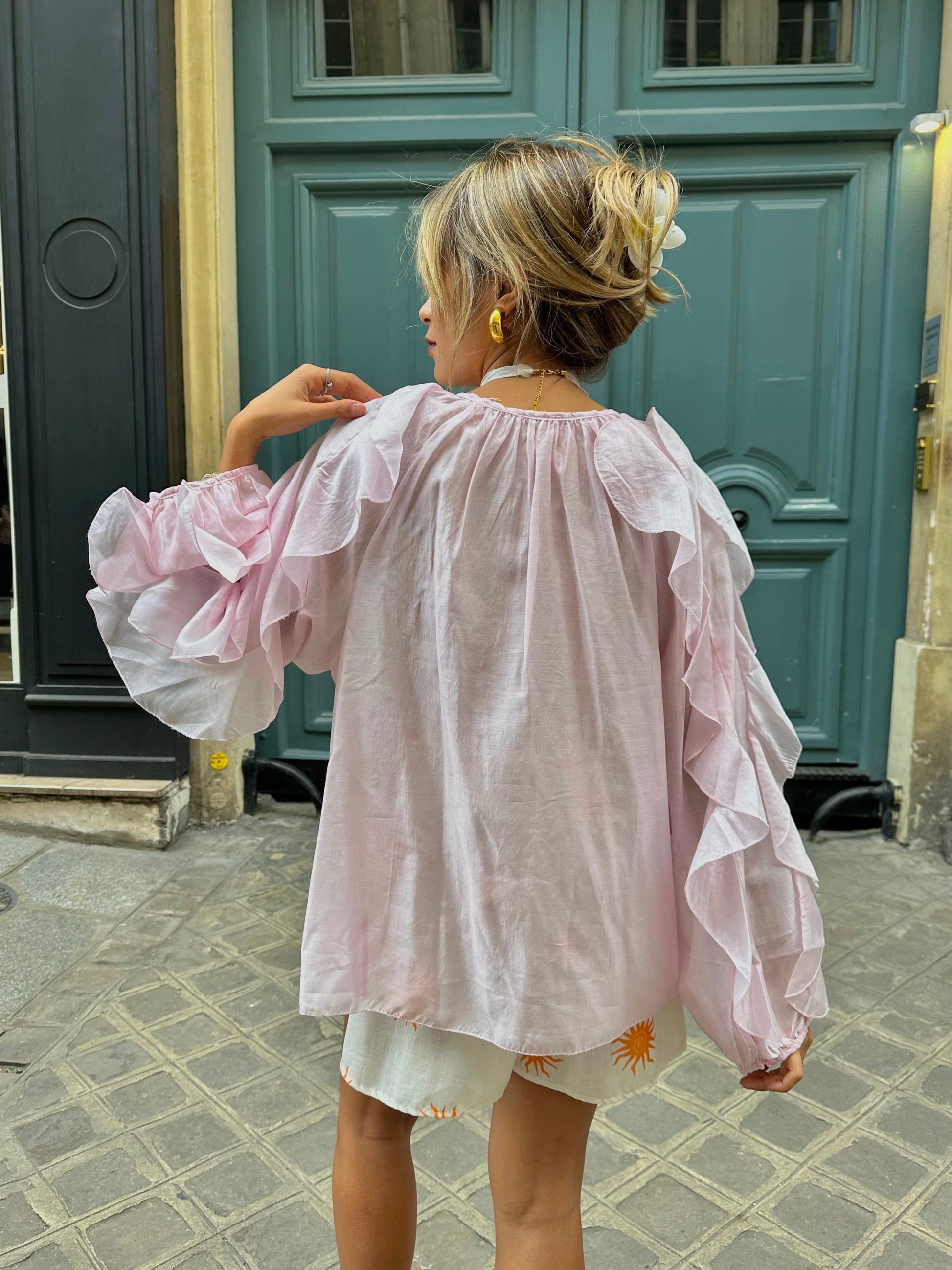 Maurice paris Chemise Blouse BOHEMIA rose