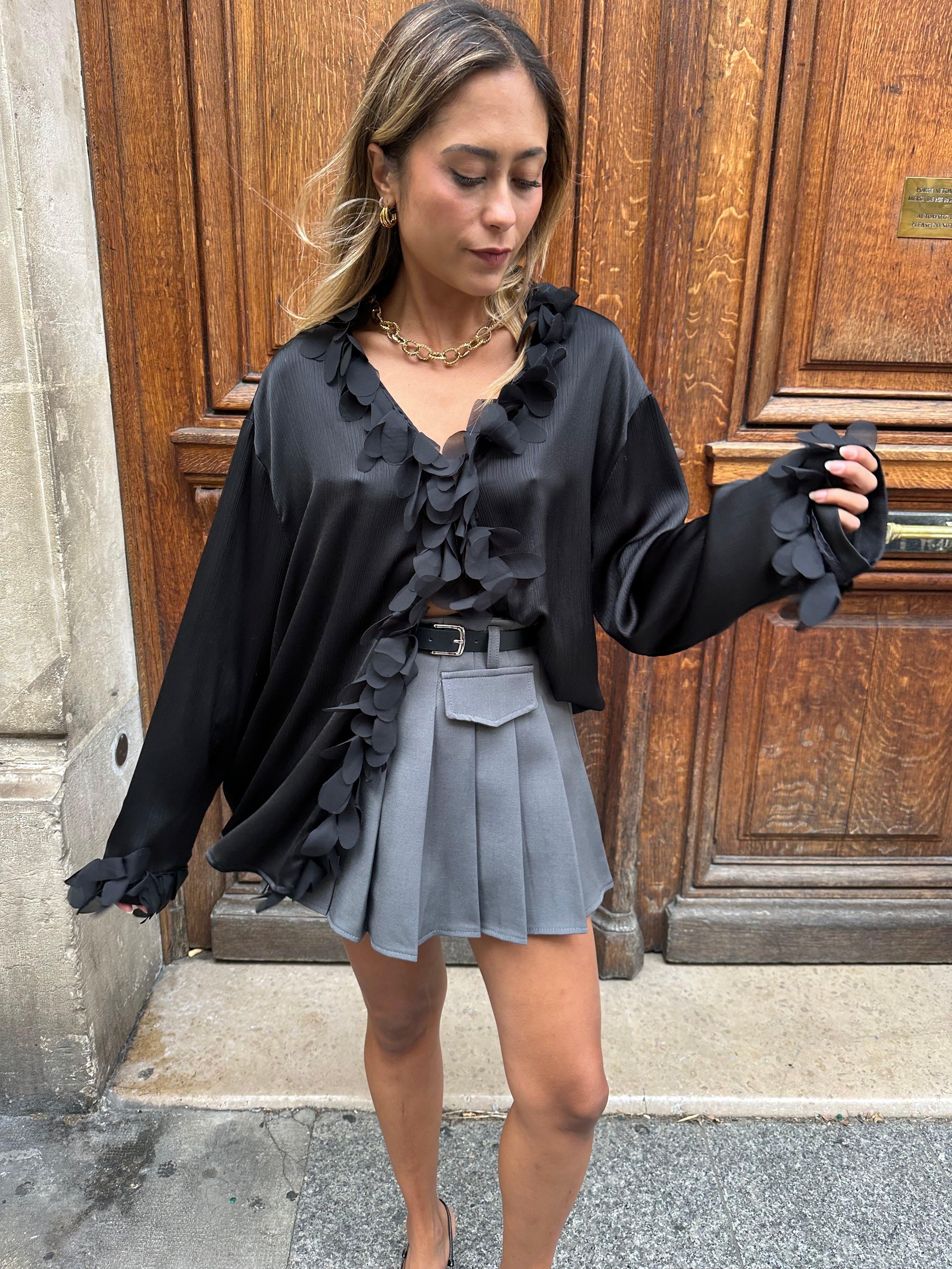 Maurice paris Chemise Blouse CASSY noire