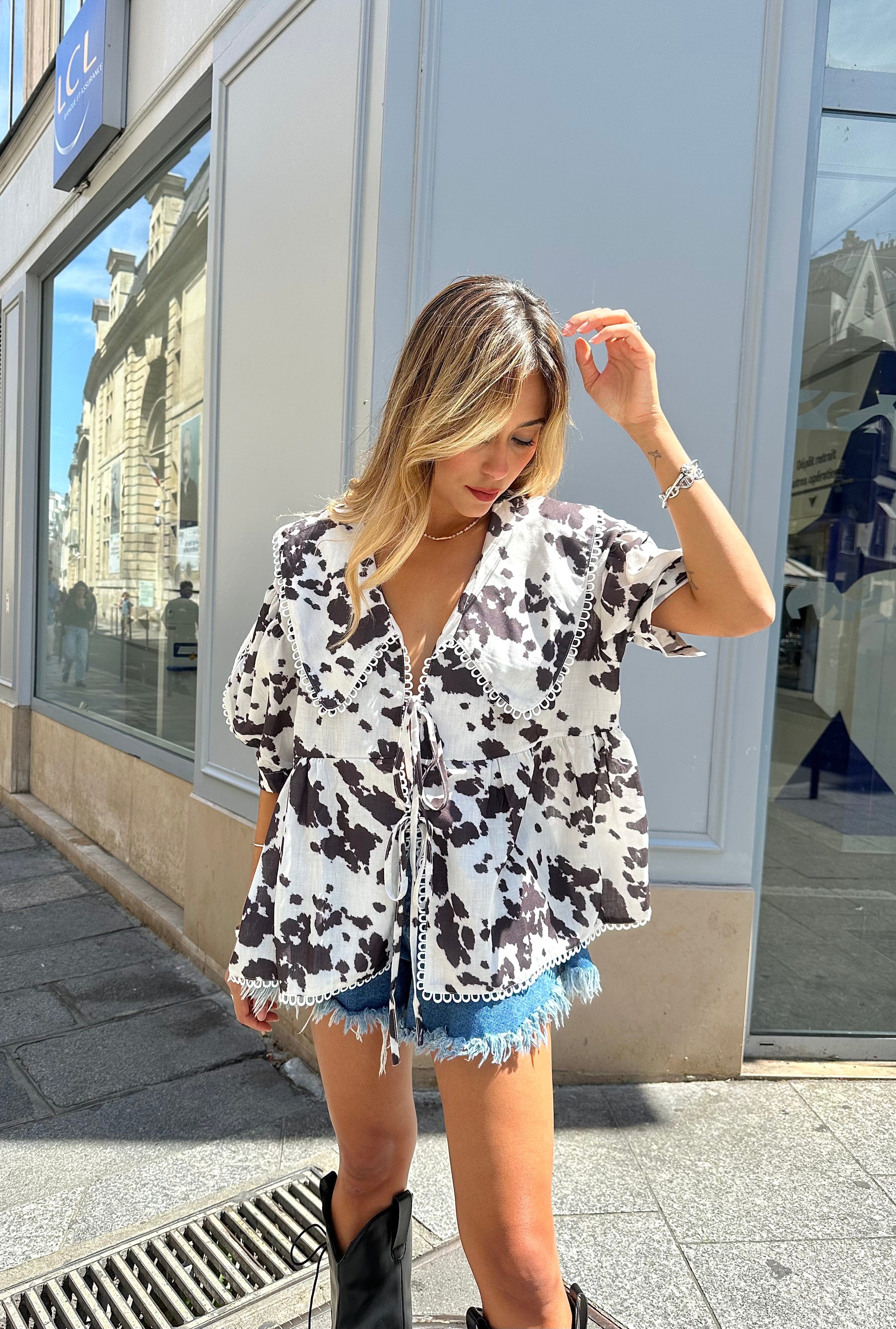 Maurice paris Chemise Blouse COWGIRL