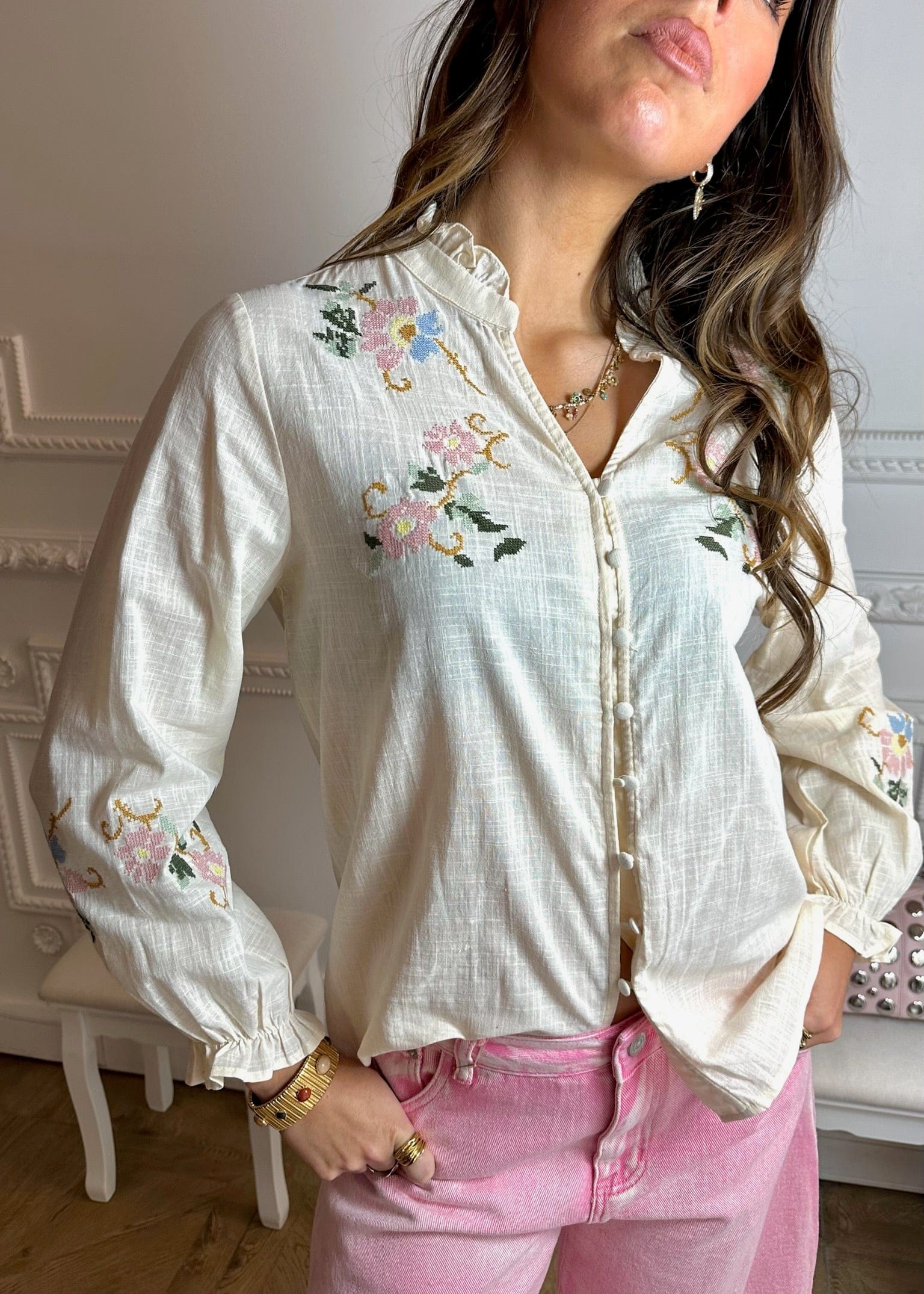 Maurice paris Chemise Blouse Flora