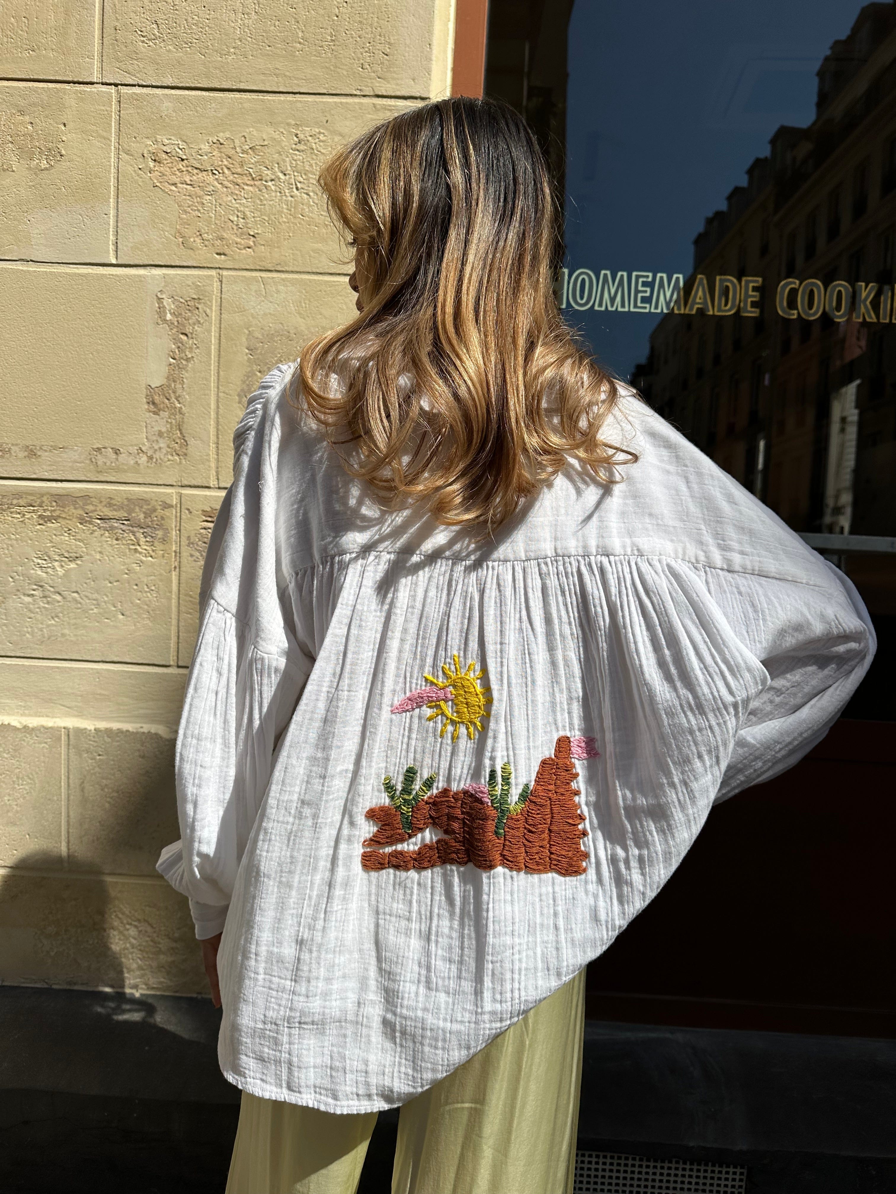 Maurice paris Chemise Blouse PALM