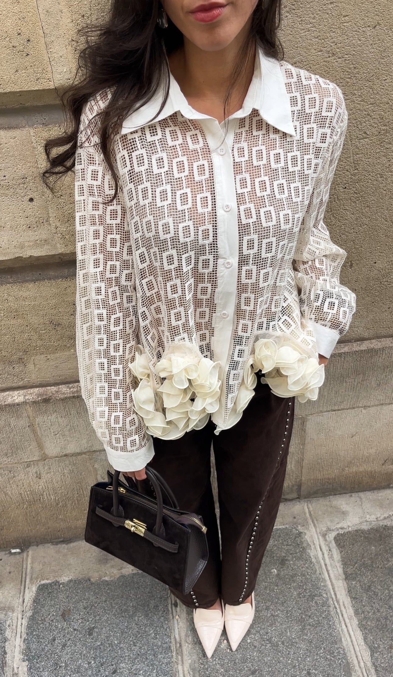 Maurice paris Chemise Chemise GLAMOUR crème