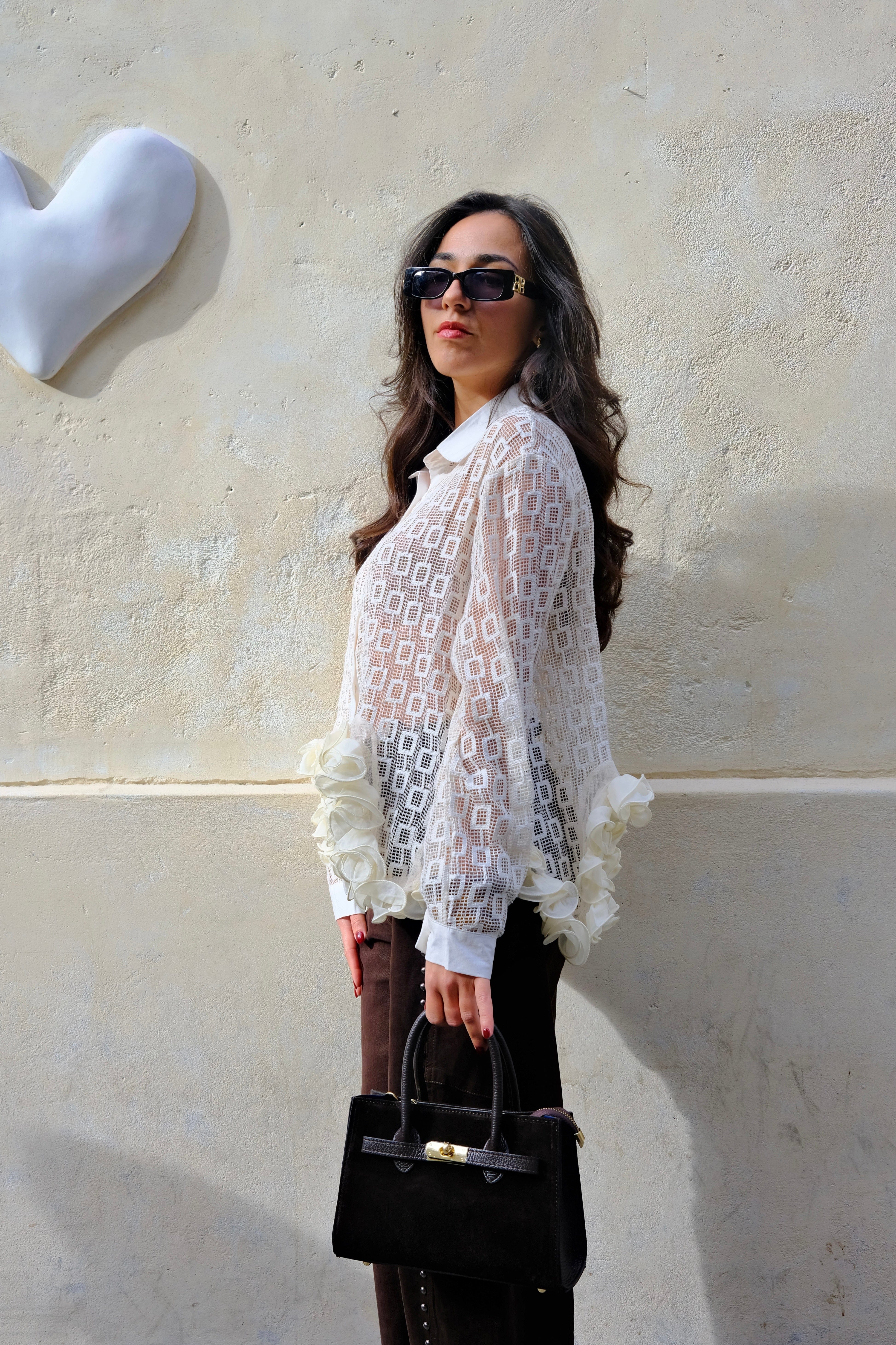 Maurice paris Chemise Chemise GLAMOUR crème