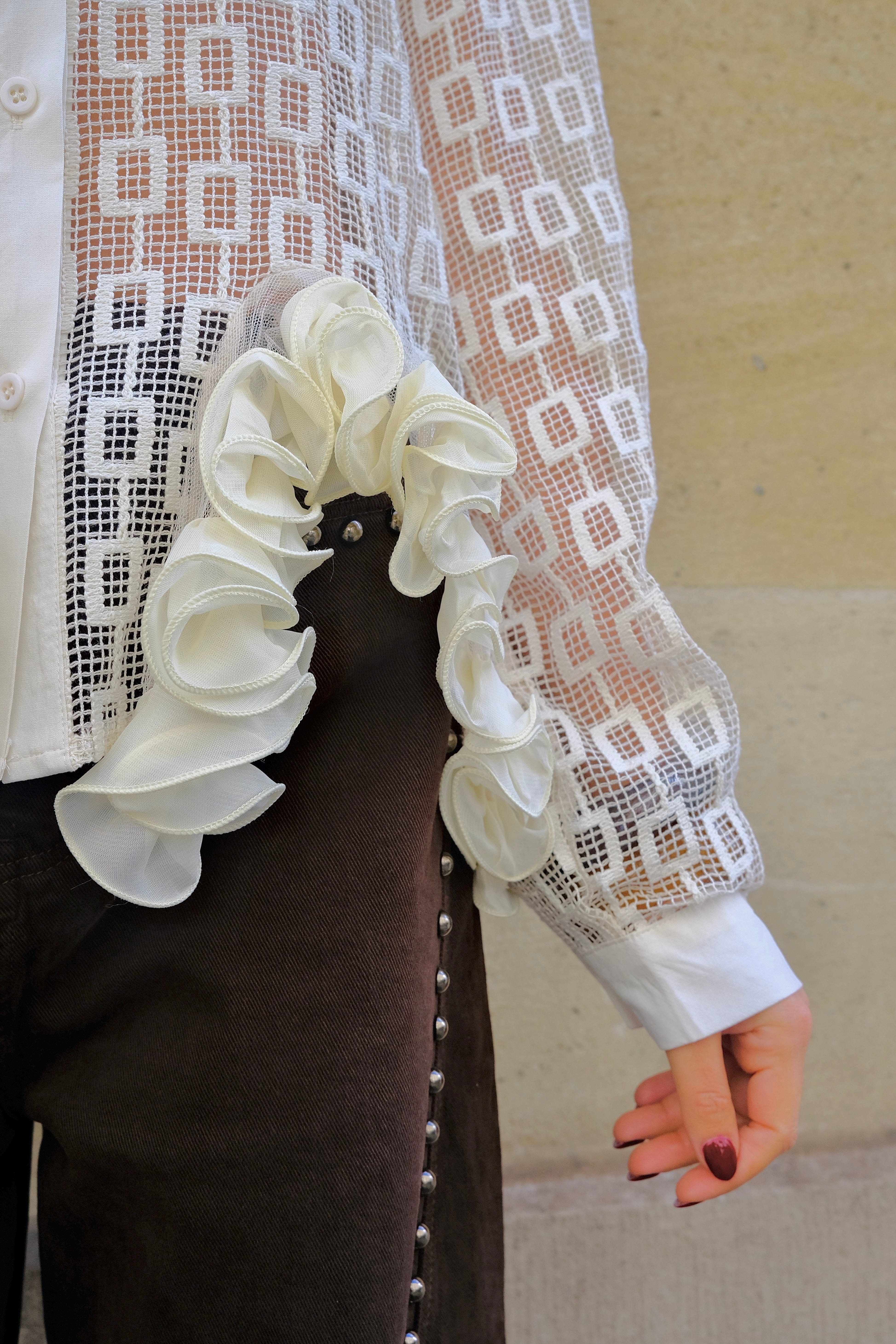 Maurice paris Chemise Chemise GLAMOUR crème