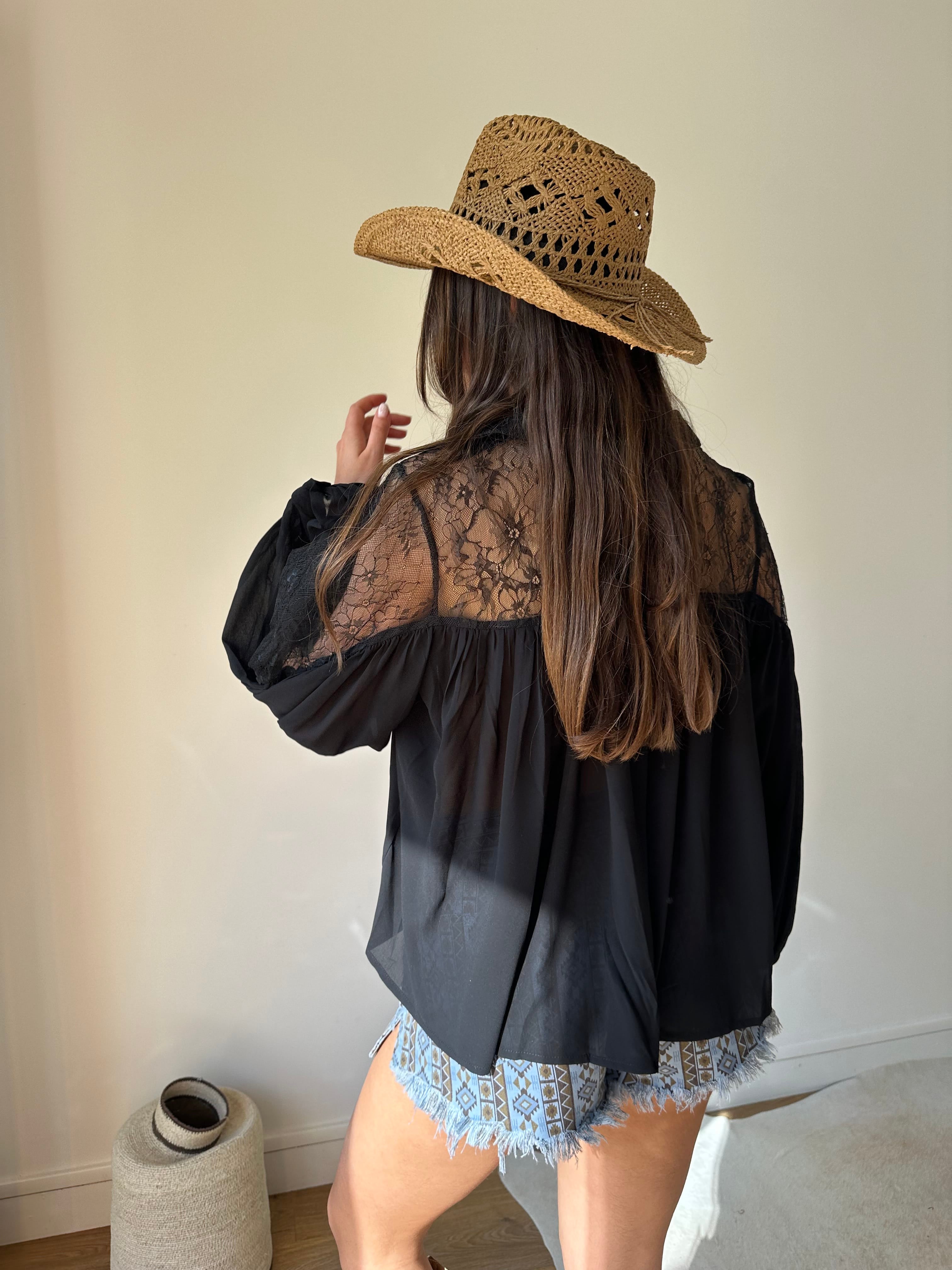 Maurice Paris Chemise Chemise SWEETY noire