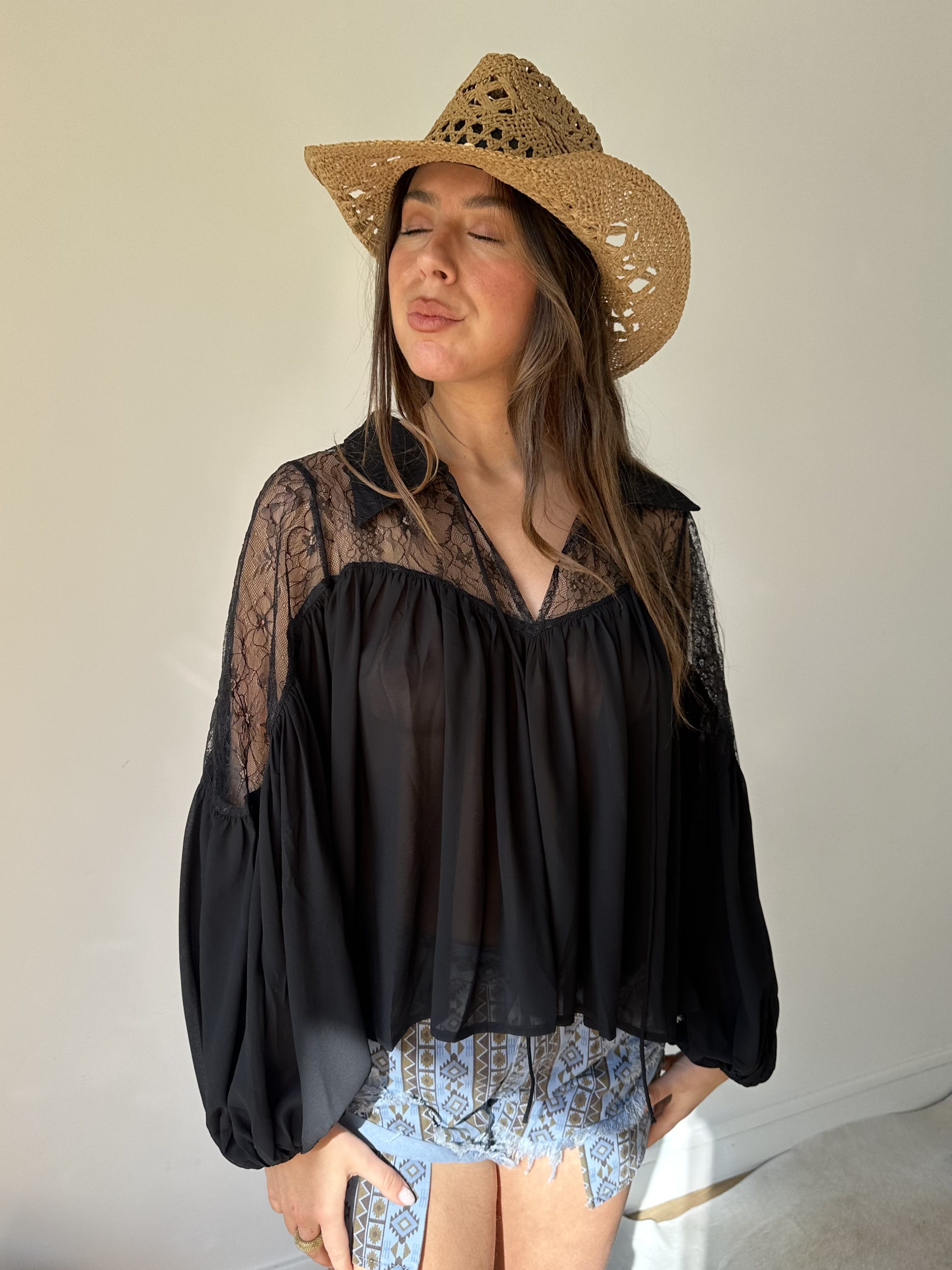 Maurice Paris Chemise Chemise SWEETY noire