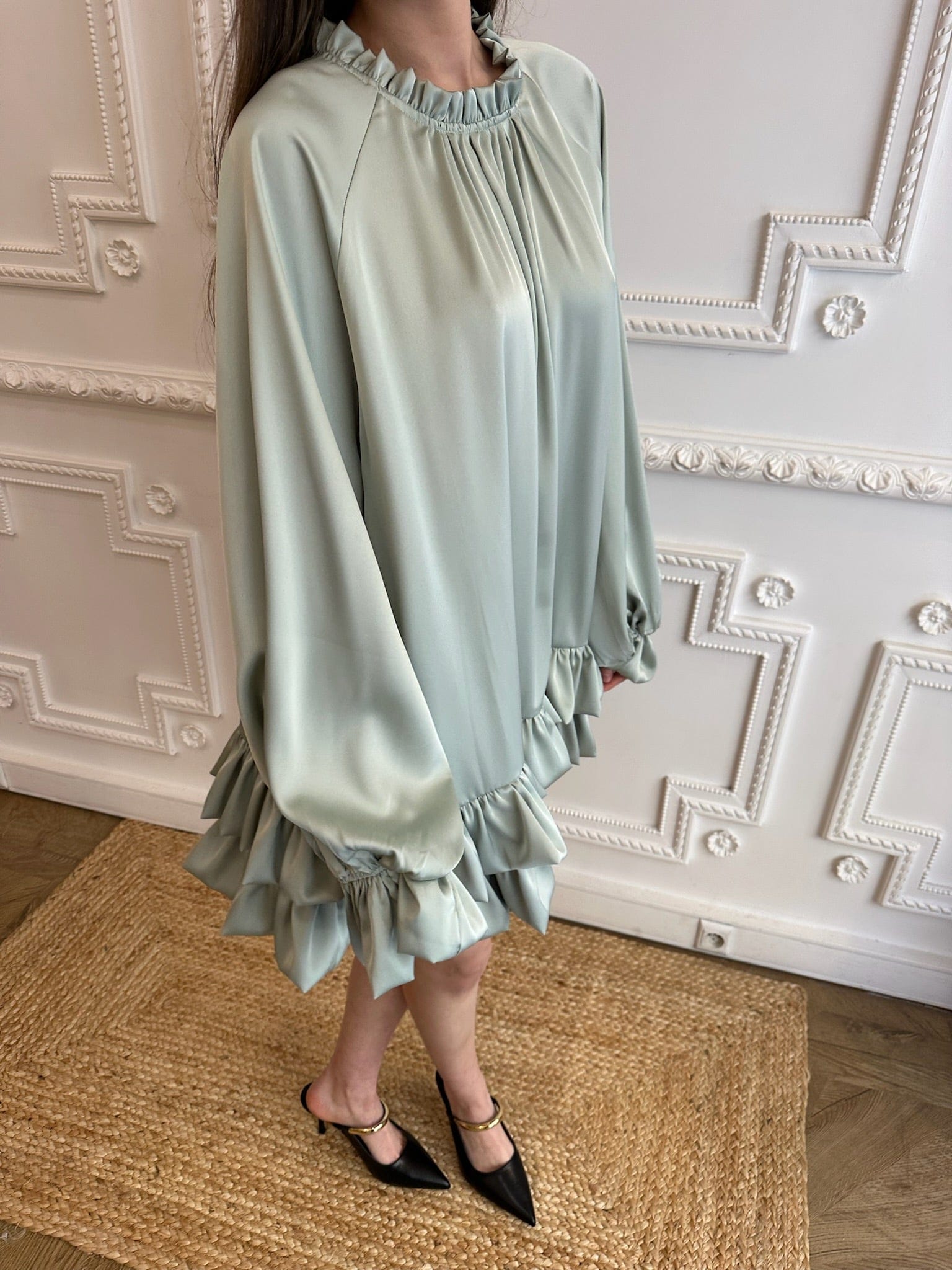 Maurice paris Chemise Robe CEREMONY vert