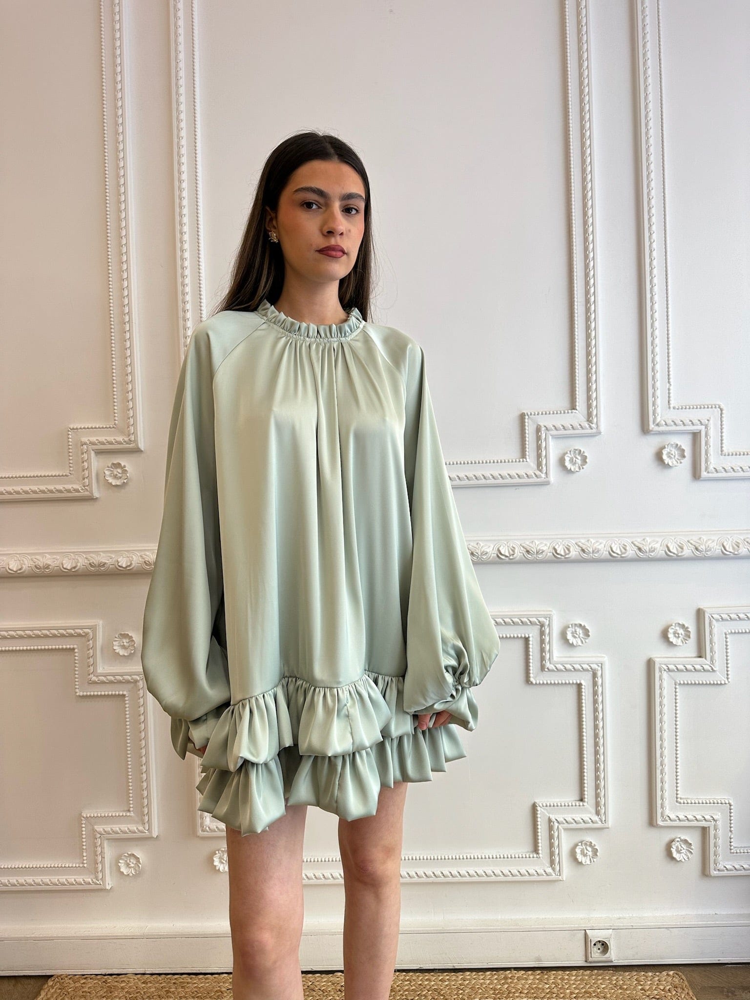 Maurice paris Chemise Robe CEREMONY vert