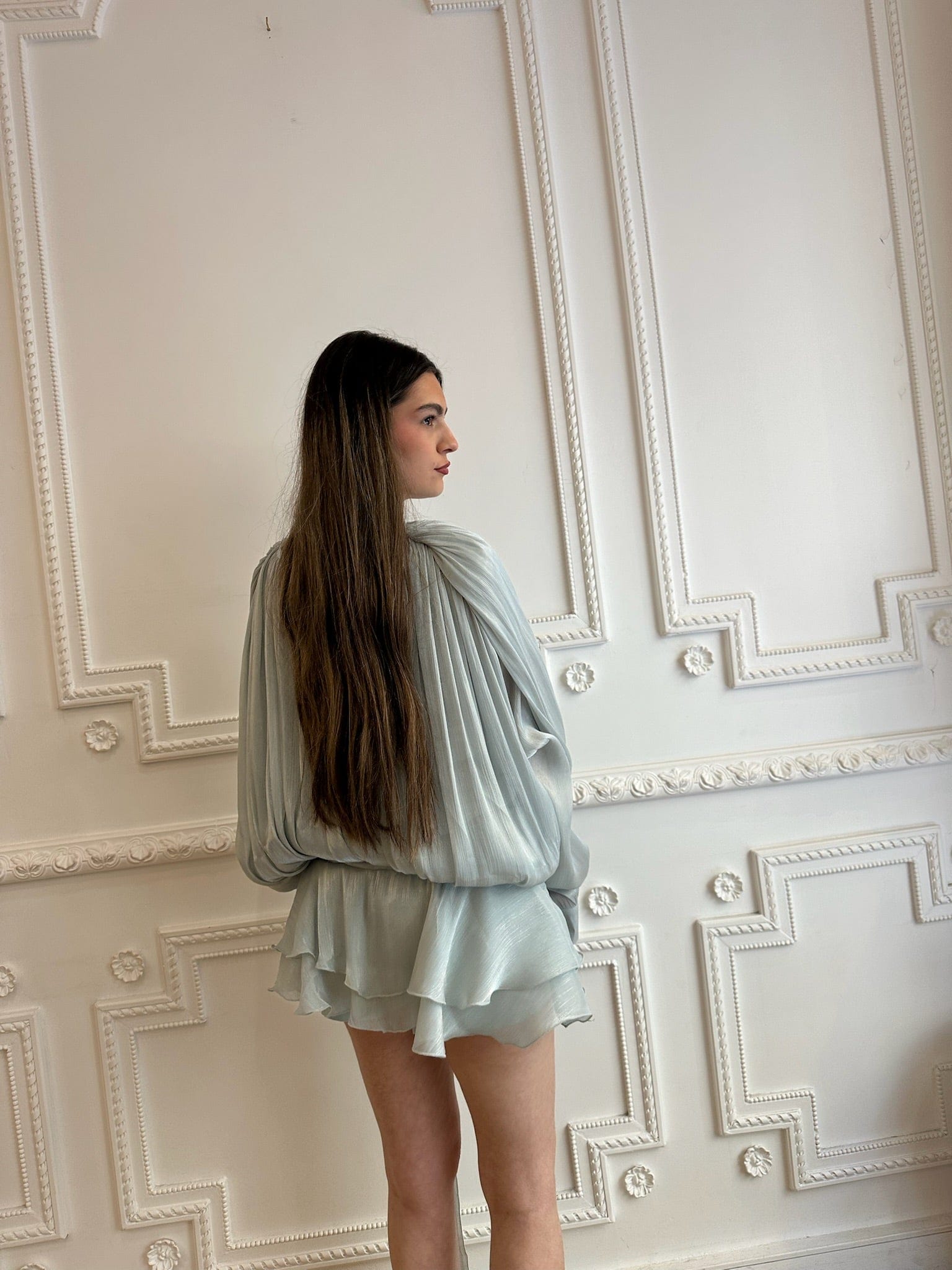 Maurice paris Chemise Robe IDYLLE vert