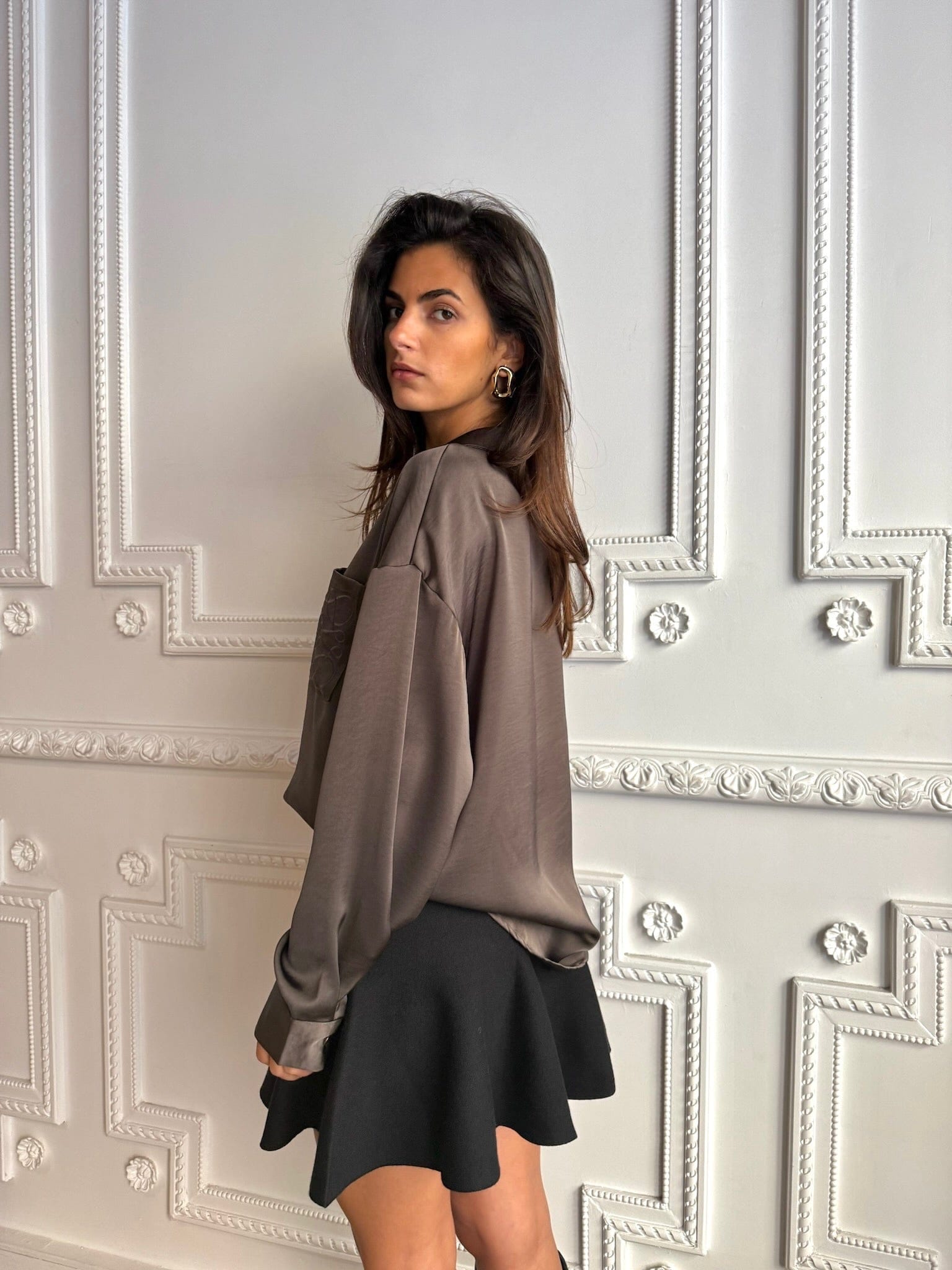 Maurice paris Chemise SOHO chocolat