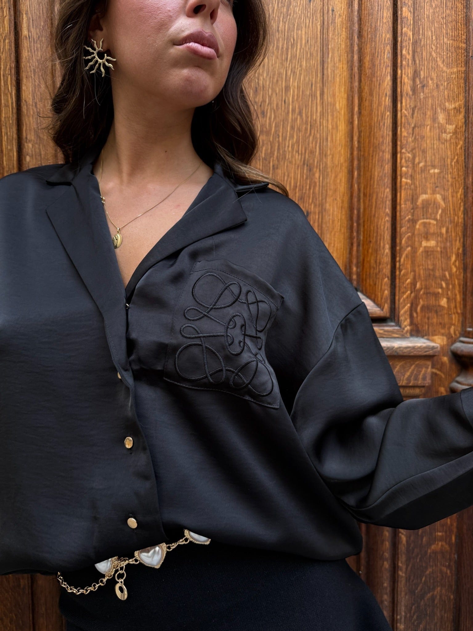 Maurice paris Chemise SOHO noire