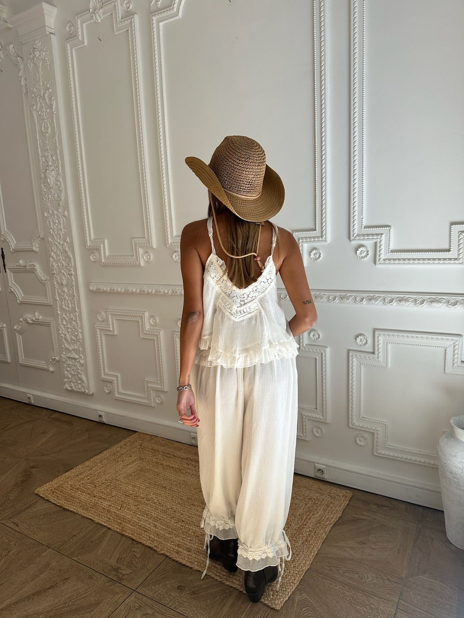 Maurice paris Chemise Top NACRE