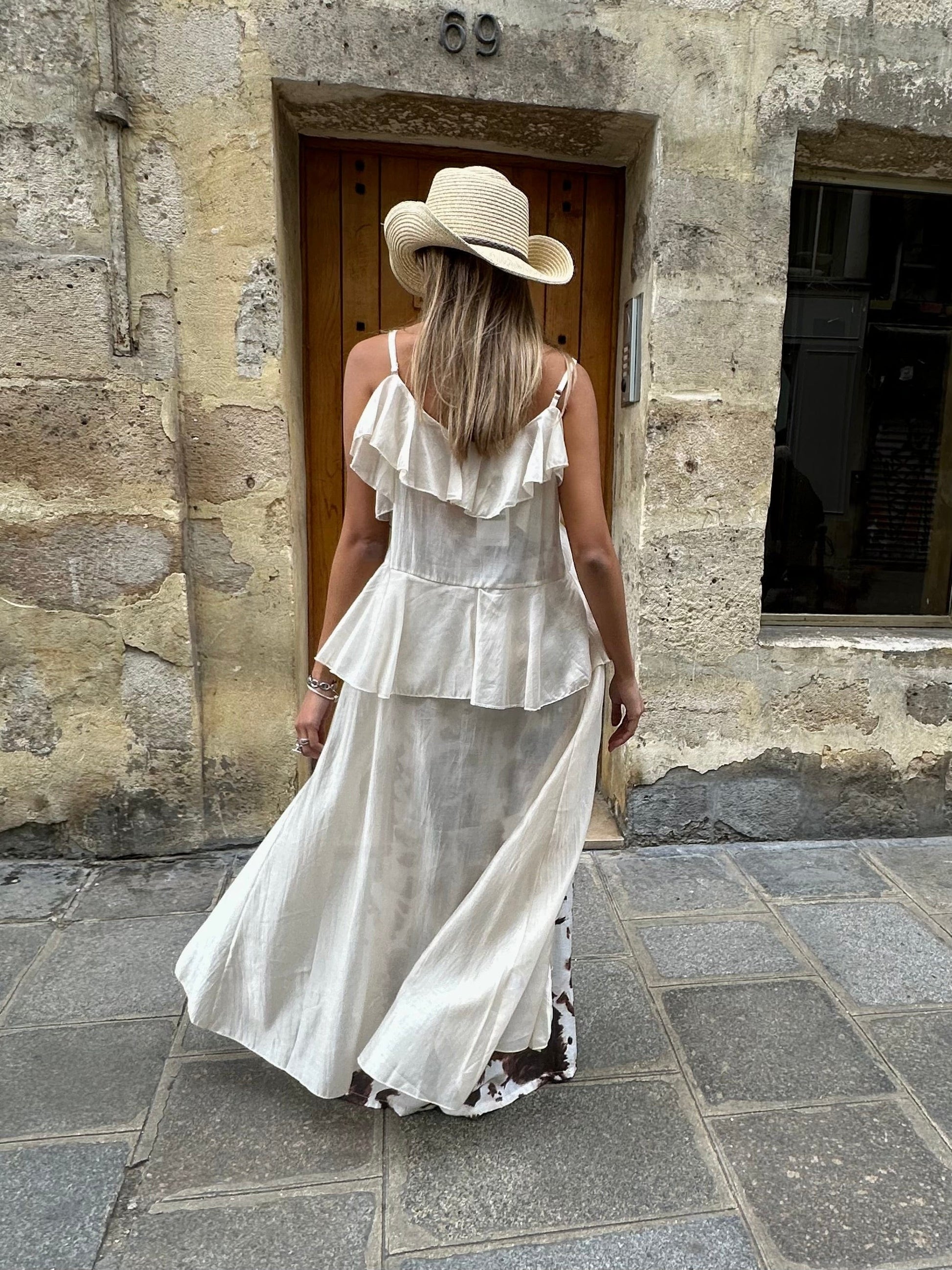 Maurice paris Chemise Tunique VIENTO crème