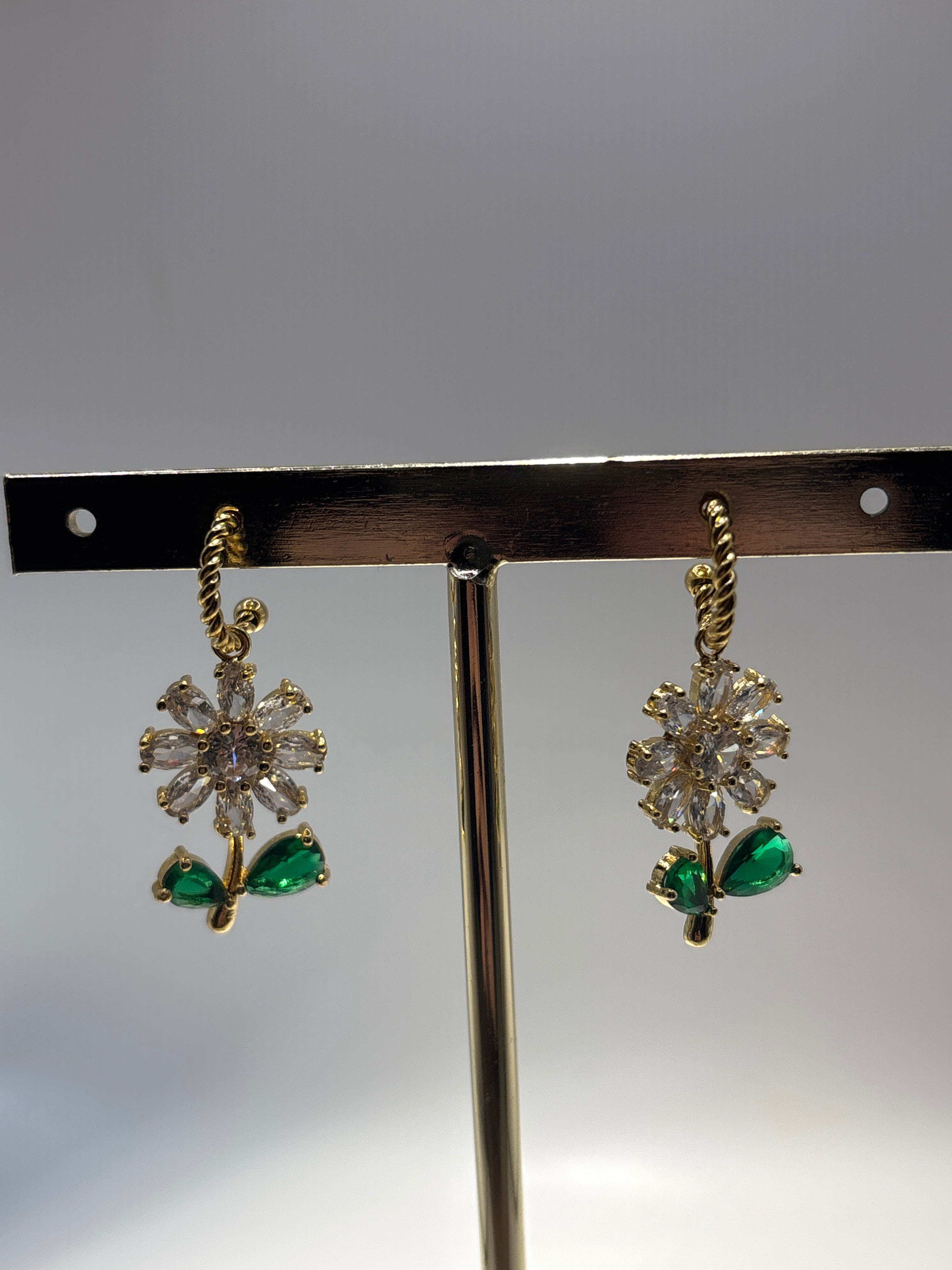 Maurice paris Collier Boucles d’oreilles WHITE FLOWER