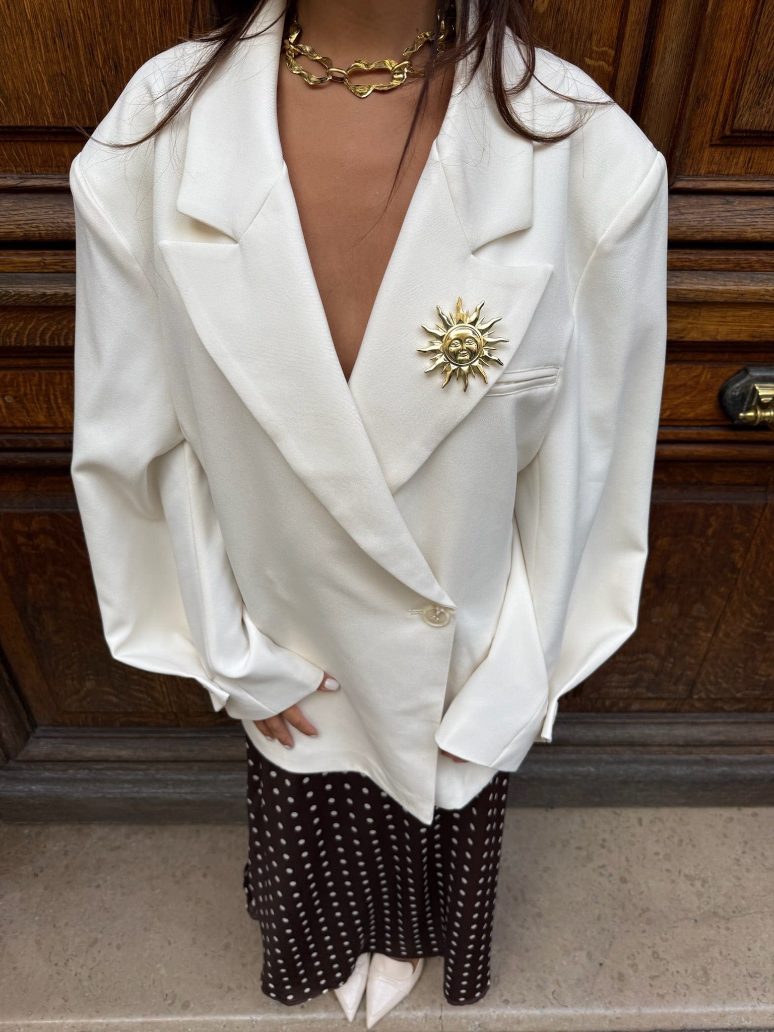 Maurice paris Collier Broche SUNY