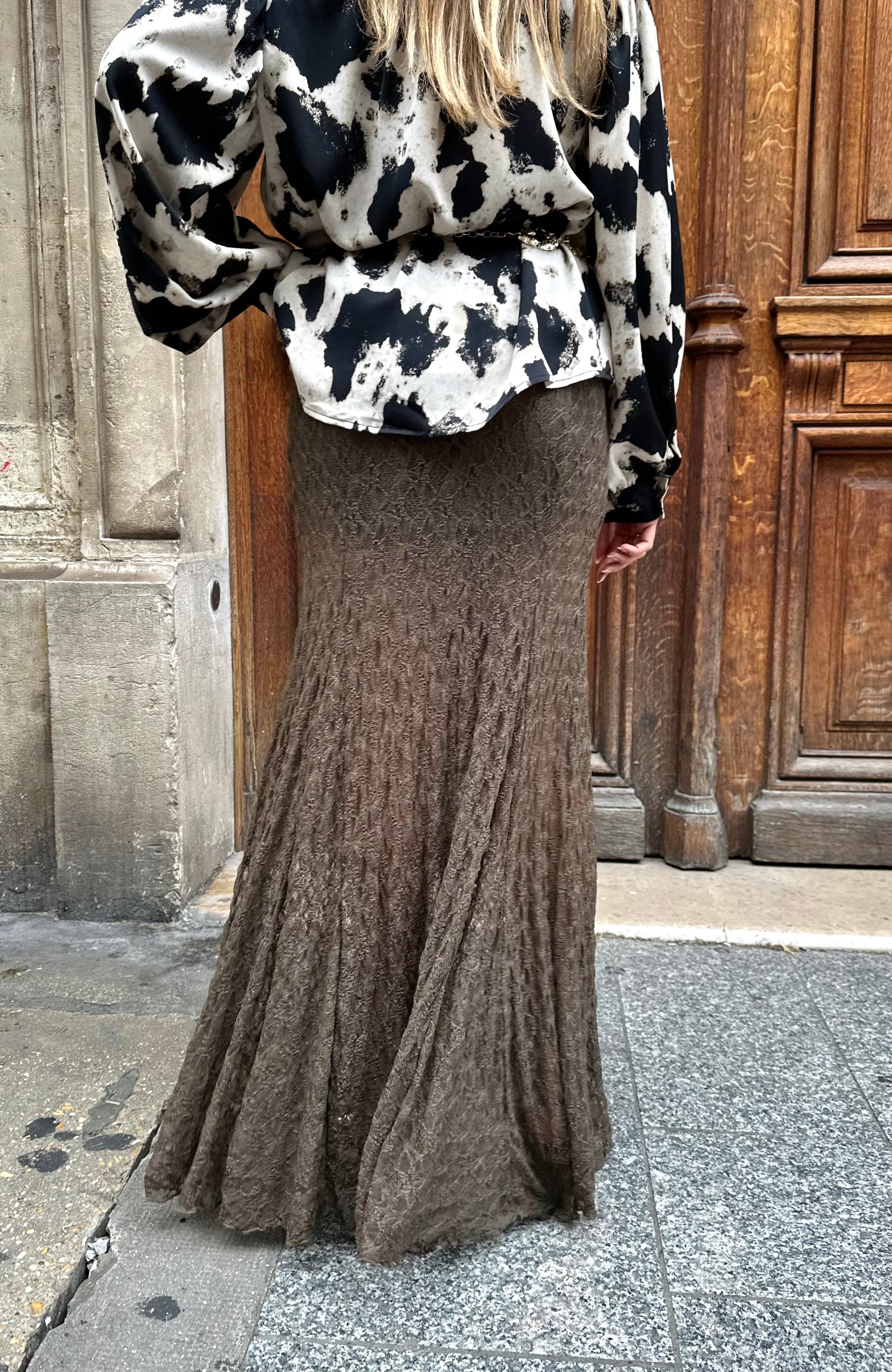Maurice paris Jupe Jupe EVASIA marron