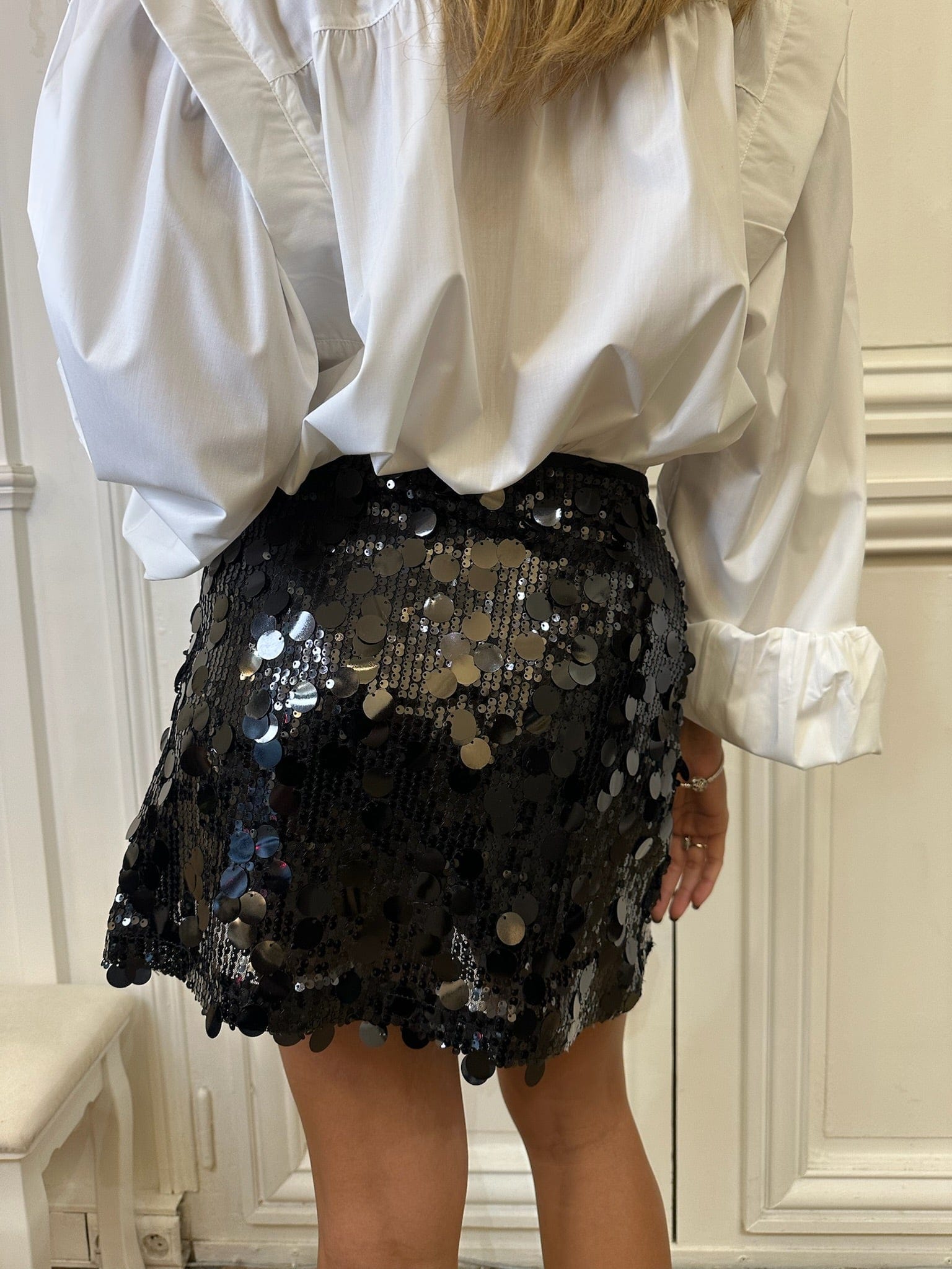 Maurice paris Jupe Jupe GLITTER noire