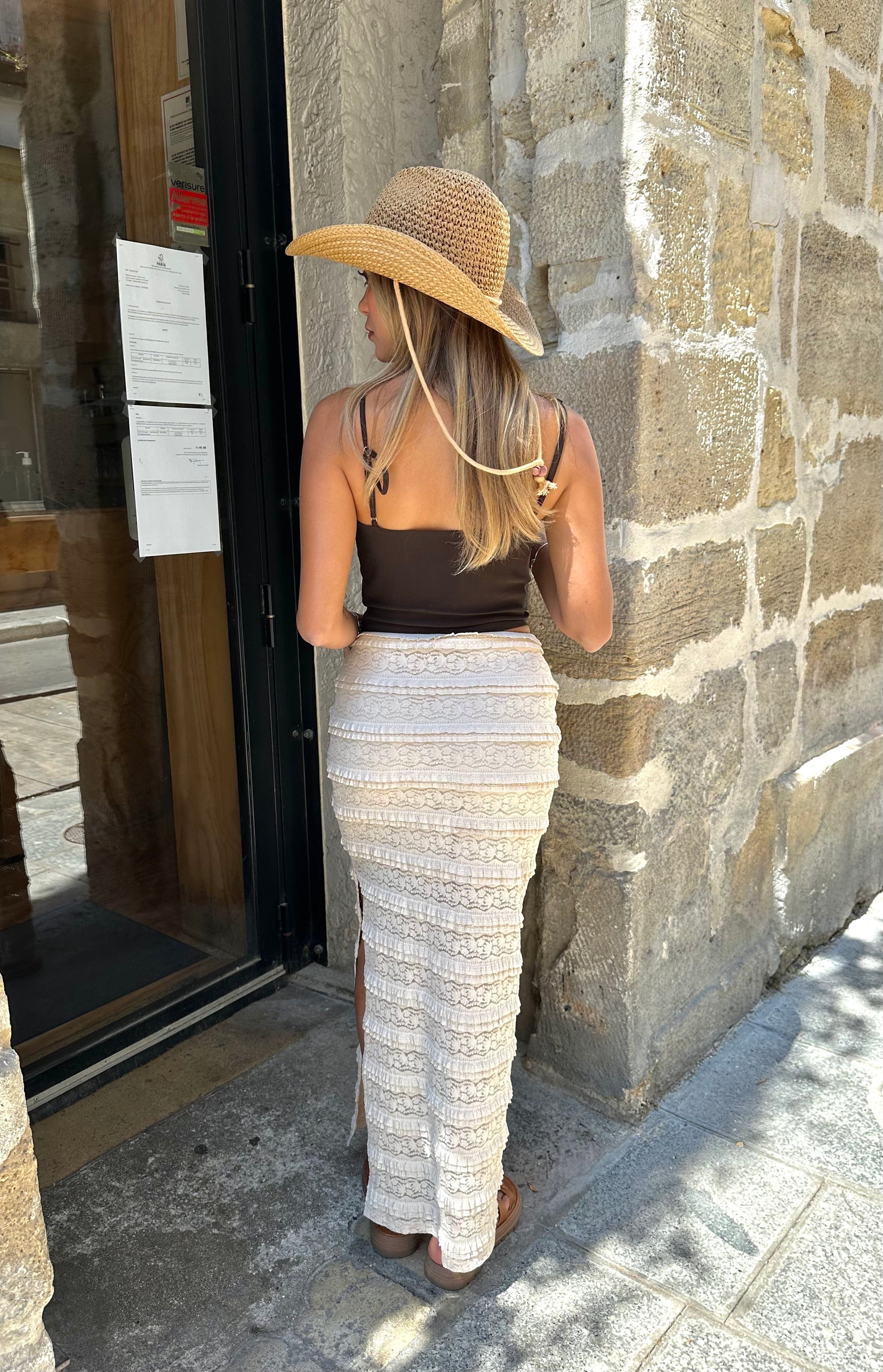 Maurice paris Jupe Jupe MERMADE beige