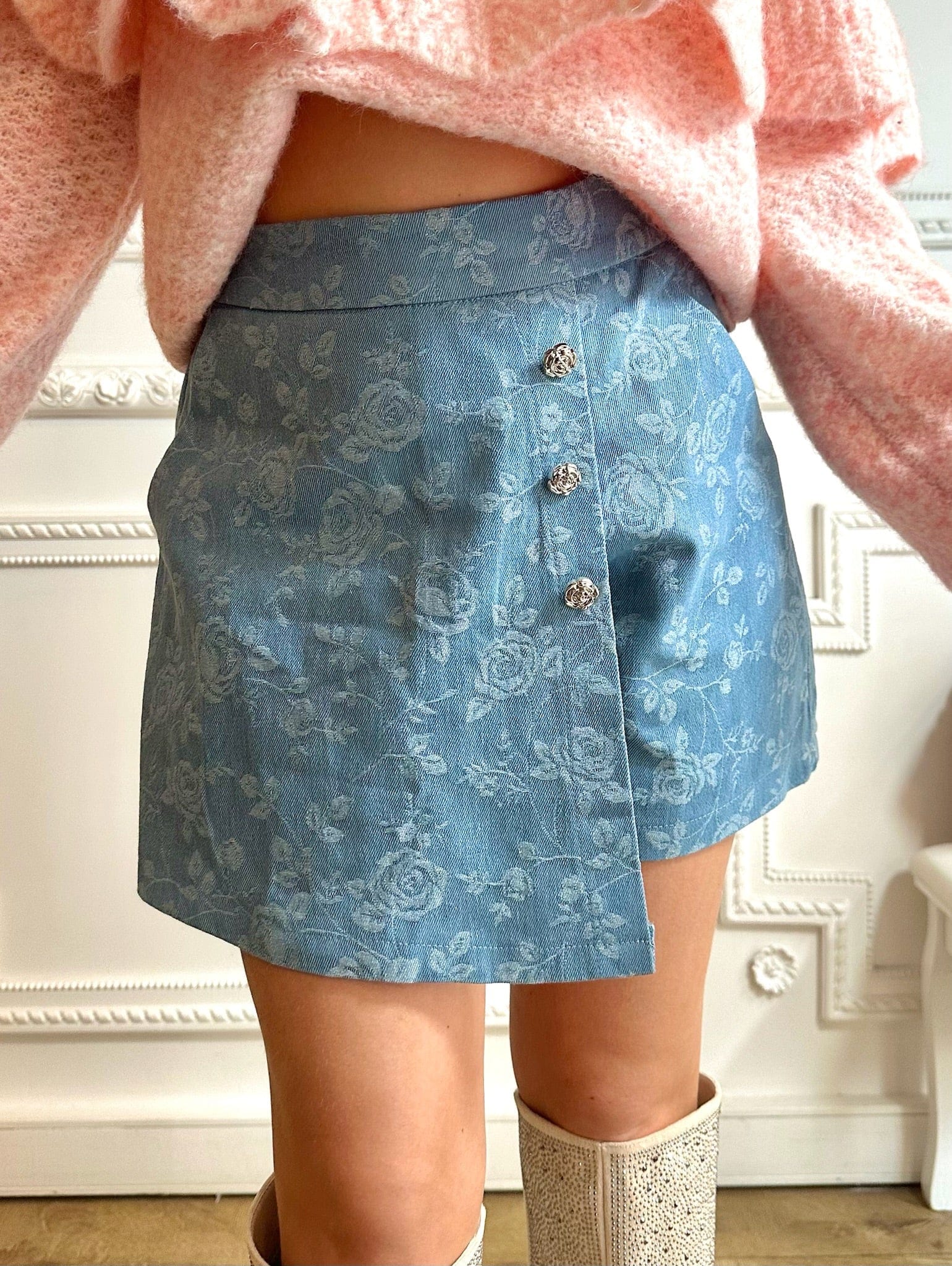 Maurice paris Jupe Jupe Short ROSIER