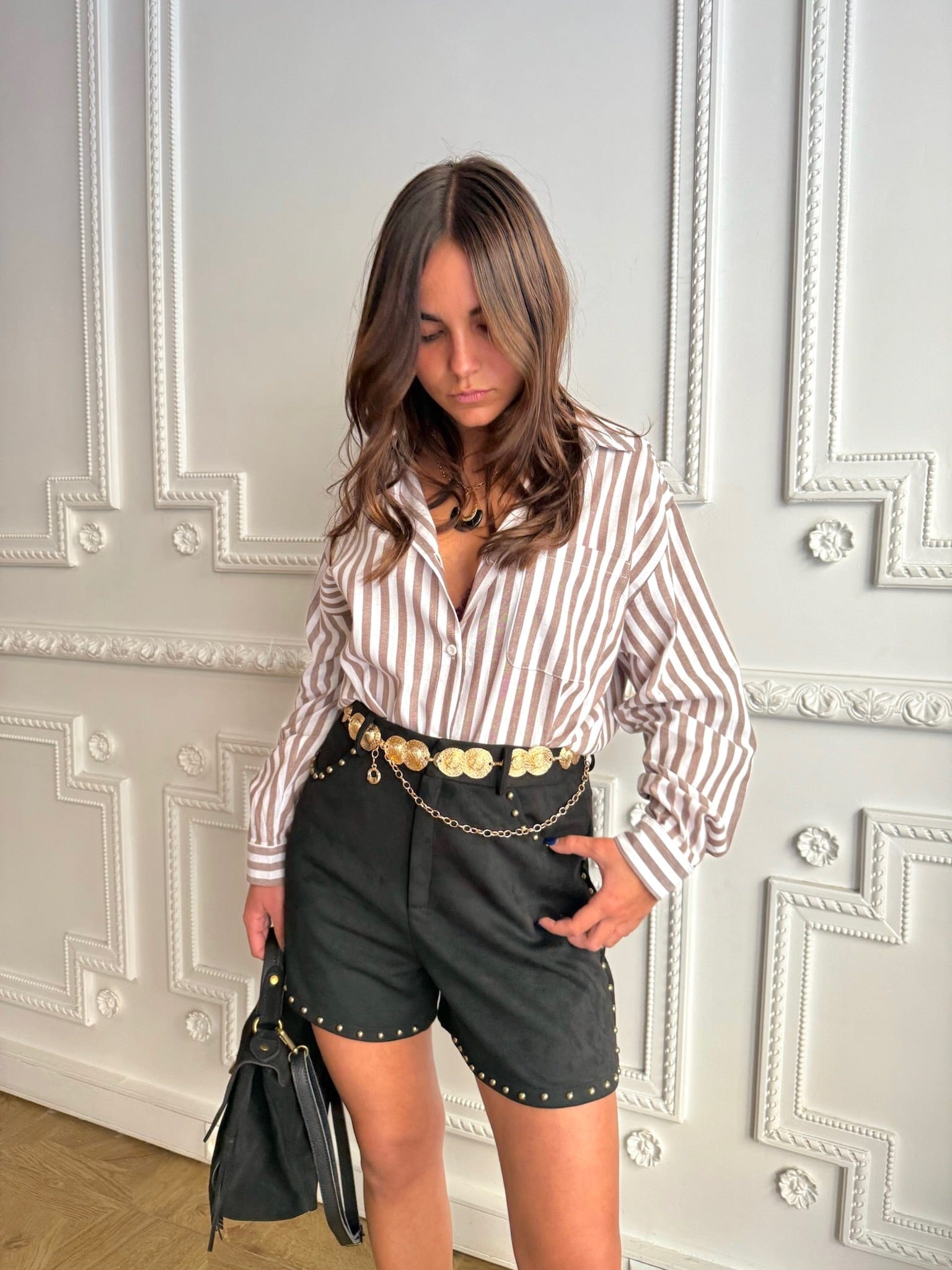 Maurice paris Jupe Short STATEN noir