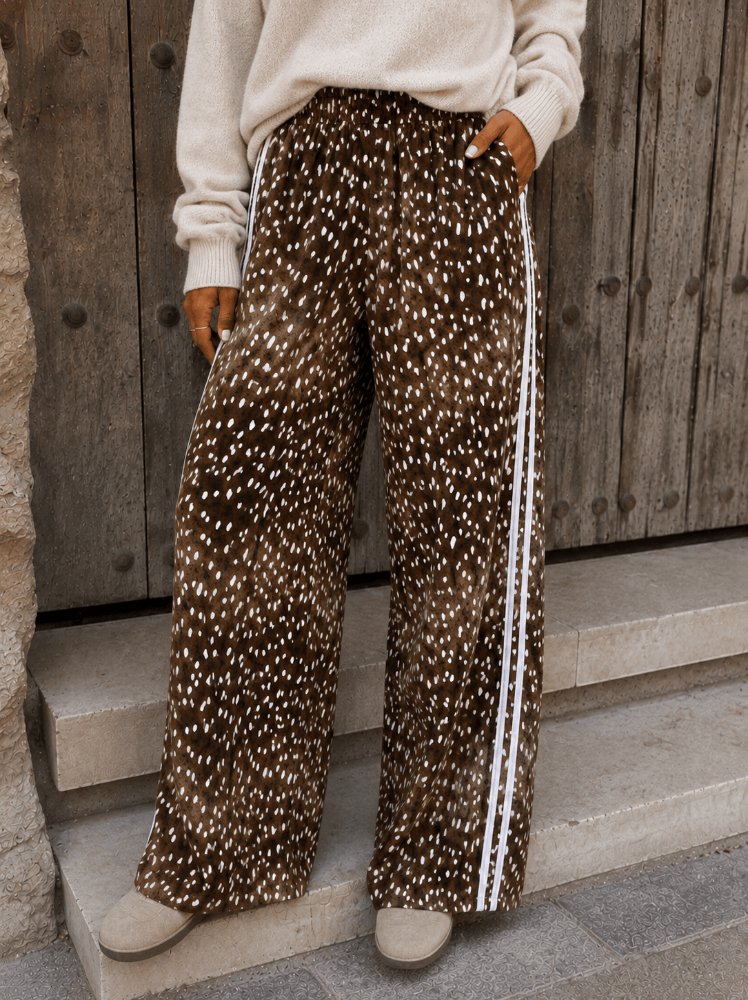 Maurice paris Pantalon BAMBICHE marron