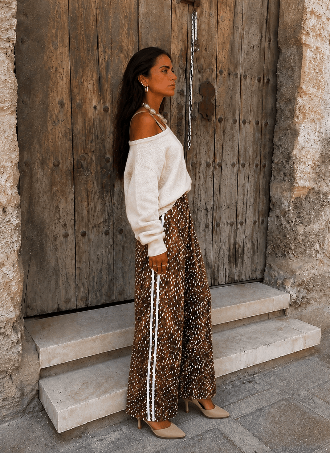 Maurice paris Pantalon BAMBICHE marron