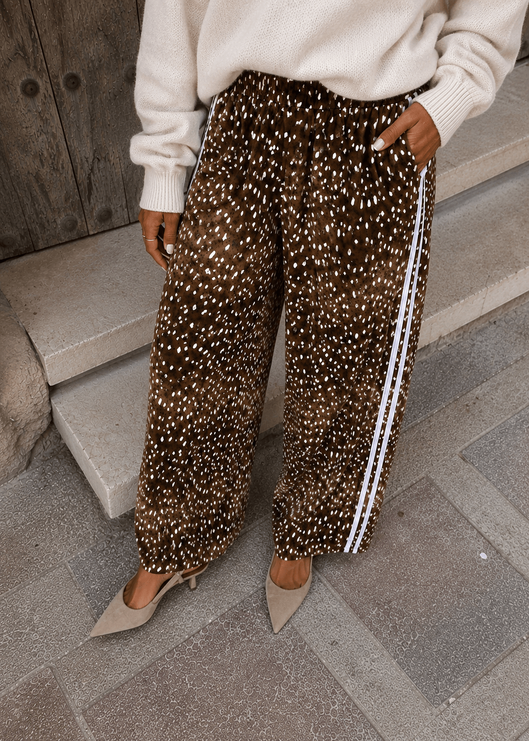 Maurice paris Pantalon BAMBICHE marron