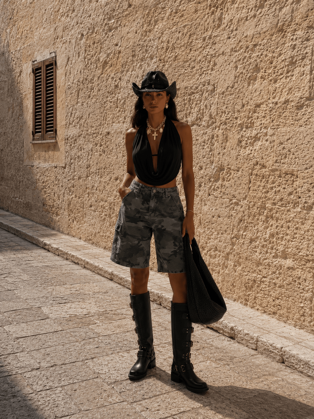 Maurice paris Pantalon Bermuda NIRVANA
