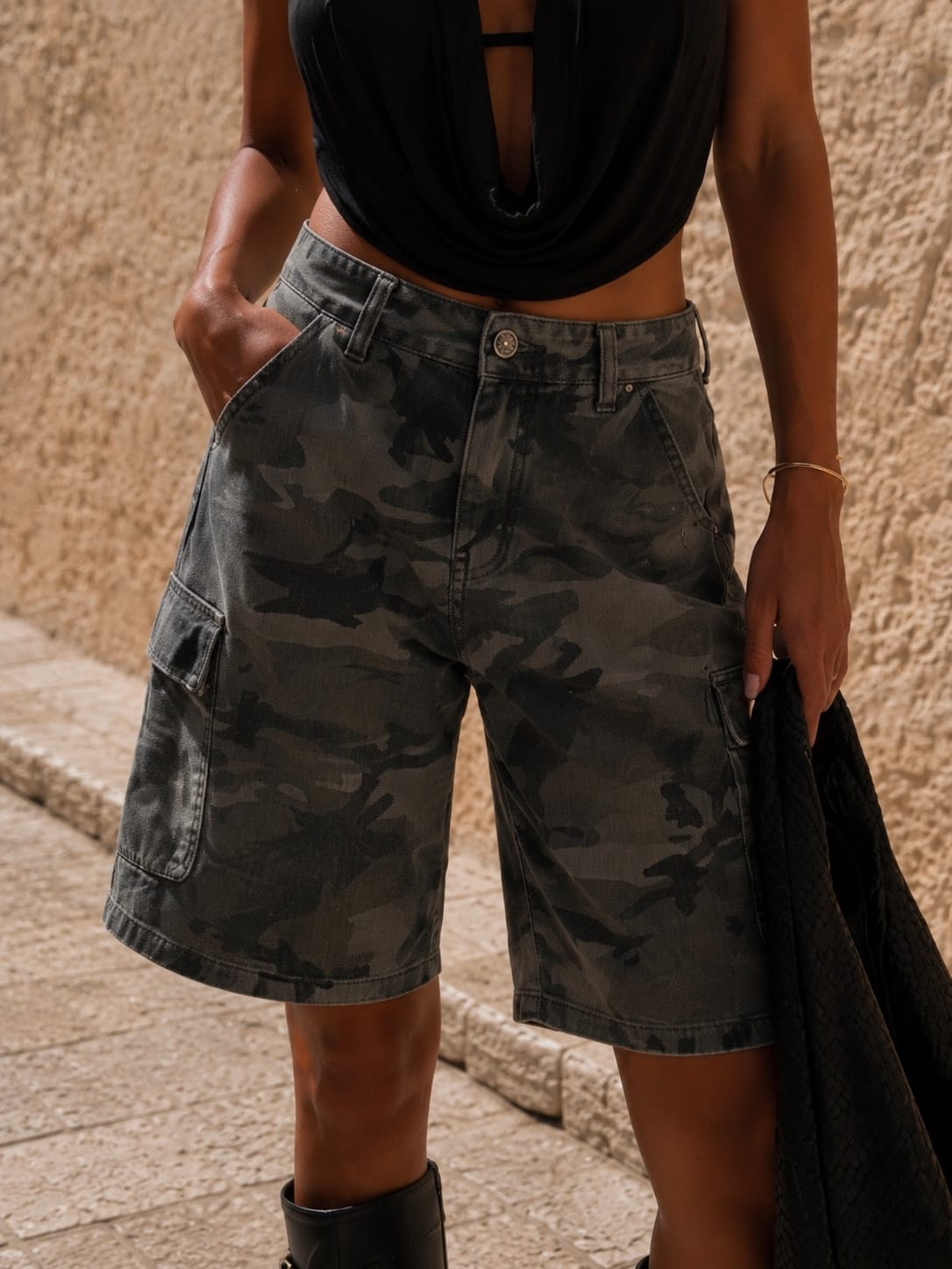 Maurice paris Pantalon Bermuda NIRVANA