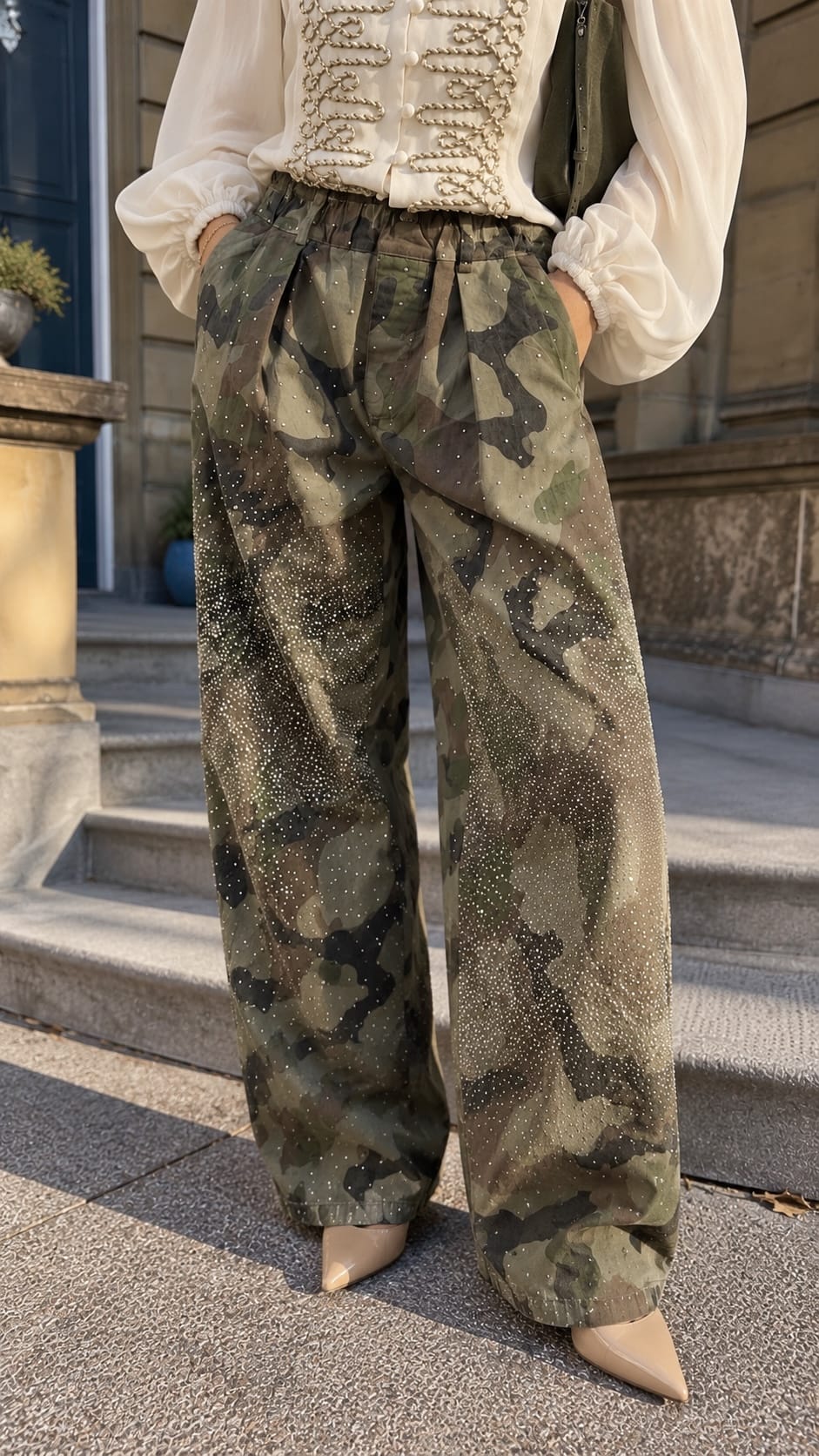 Maurice paris Pantalon Cargo ARMYSTRASS
