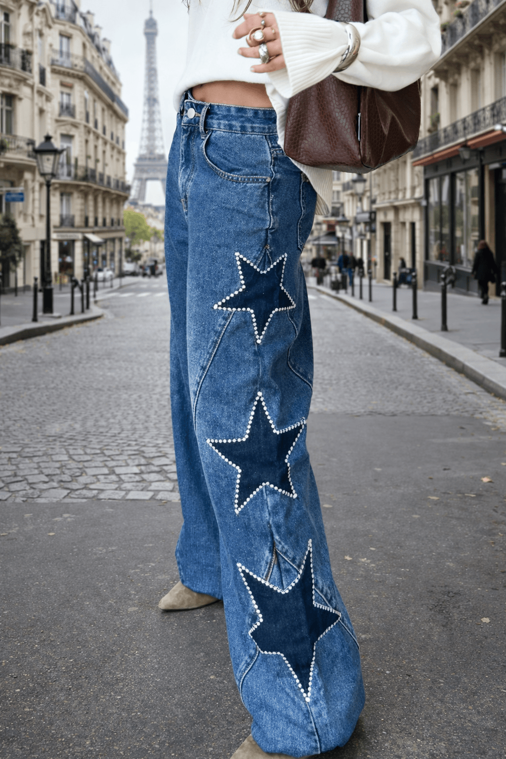 Maurice paris Pantalon Jean ANGELA bleu