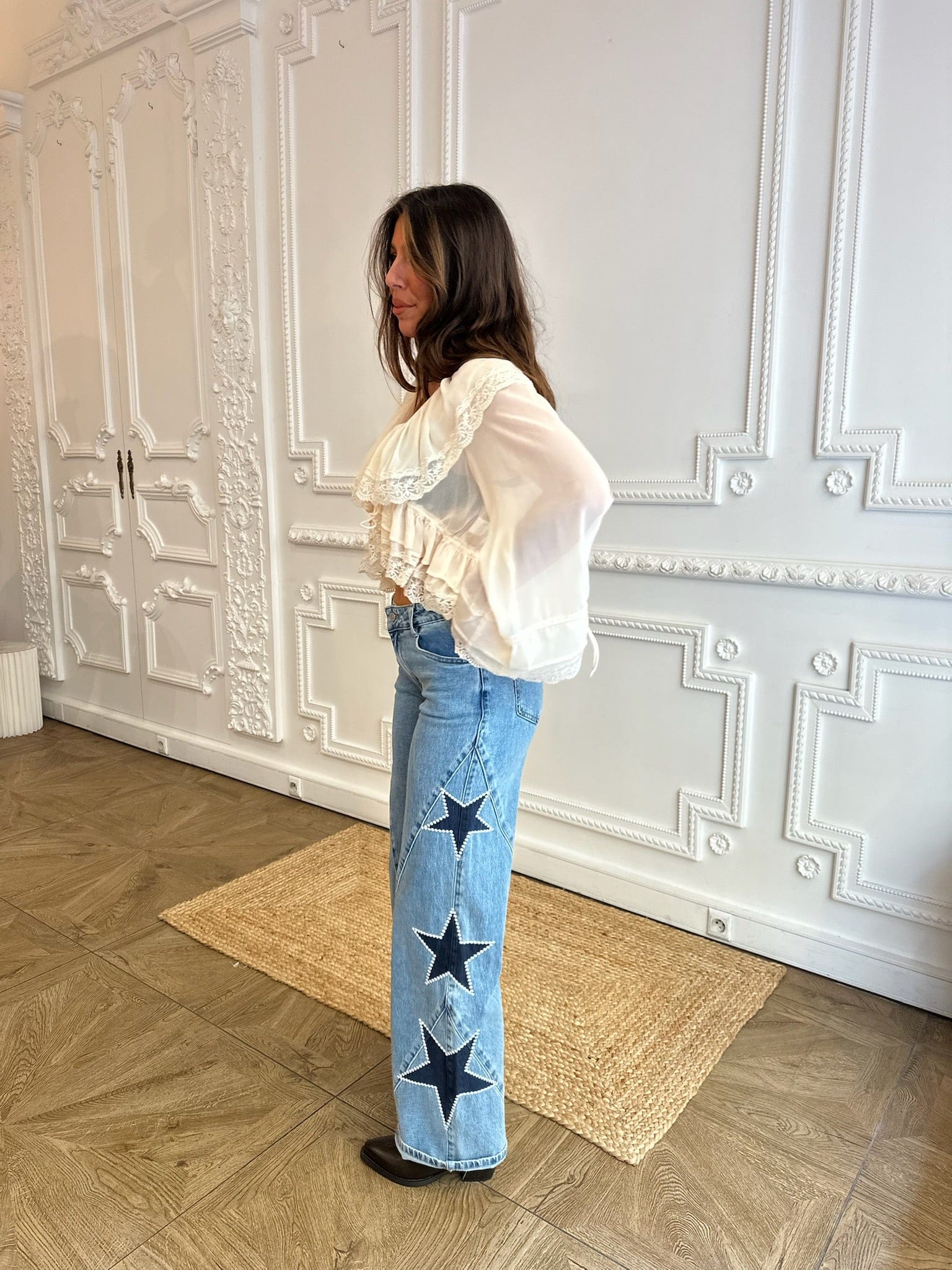 Maurice paris Pantalon Jean ANGELA bleu