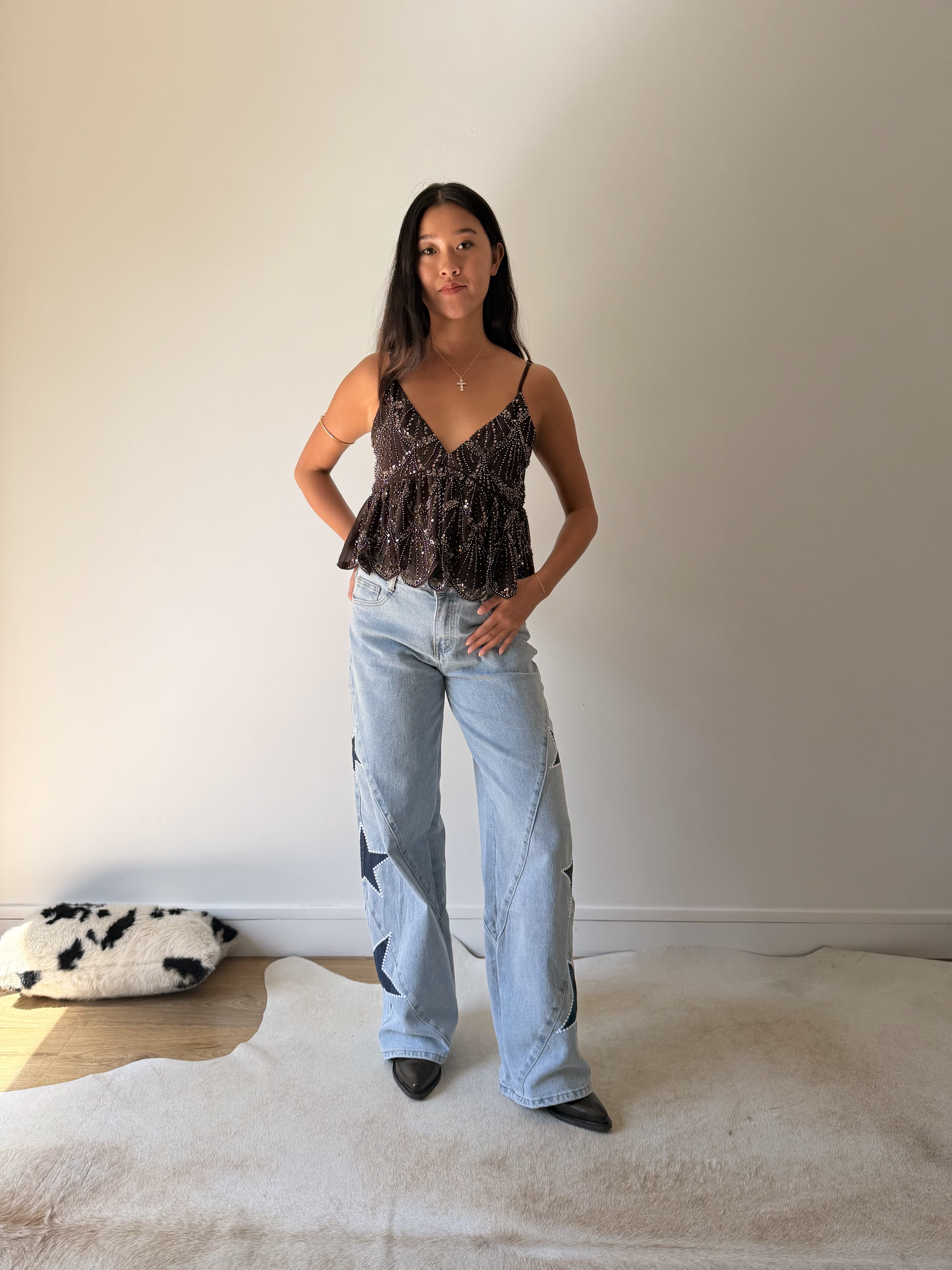 Maurice paris Pantalon Jean ANGELA bleu