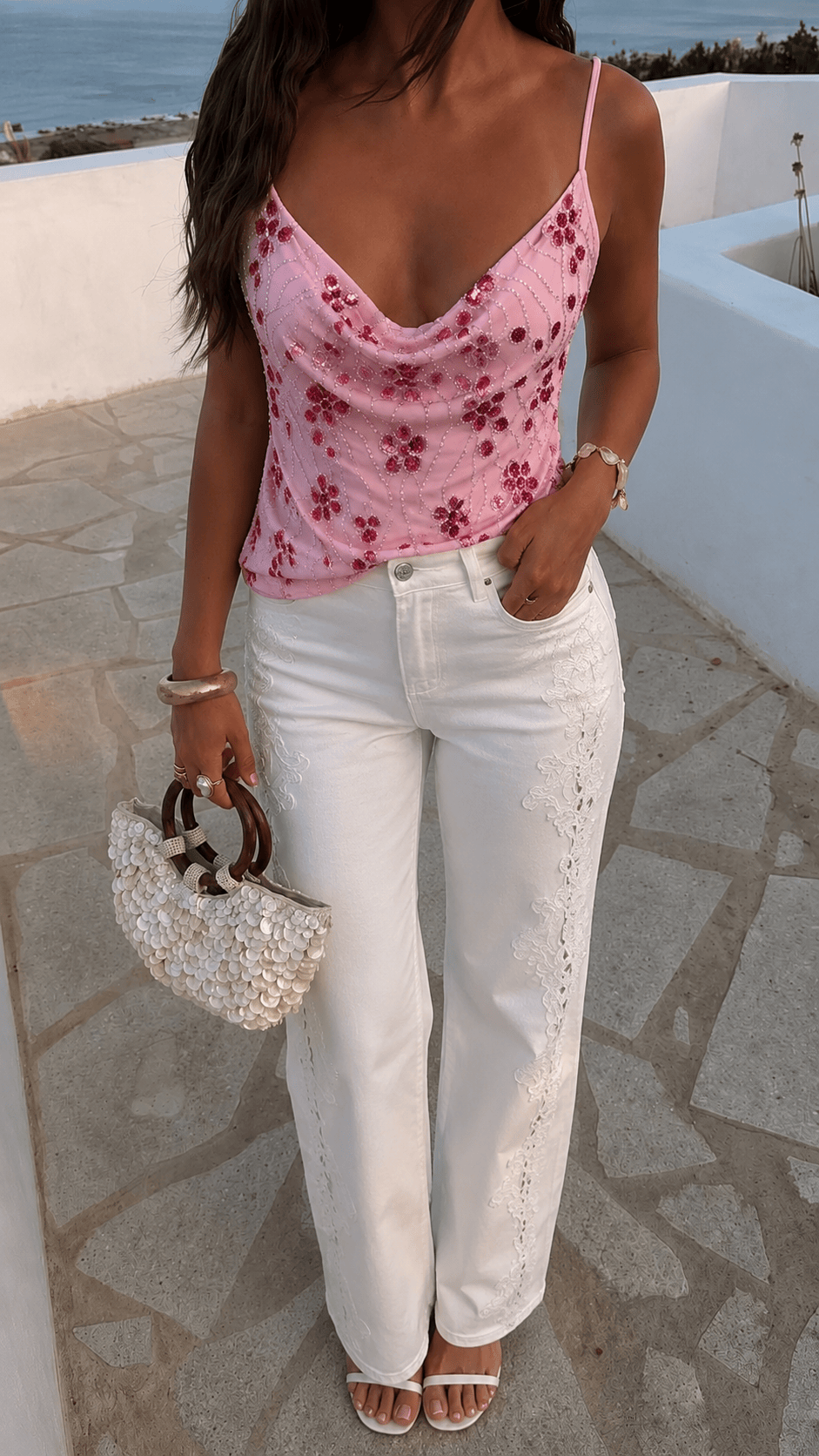 Maurice paris Pantalon Jean AZUR