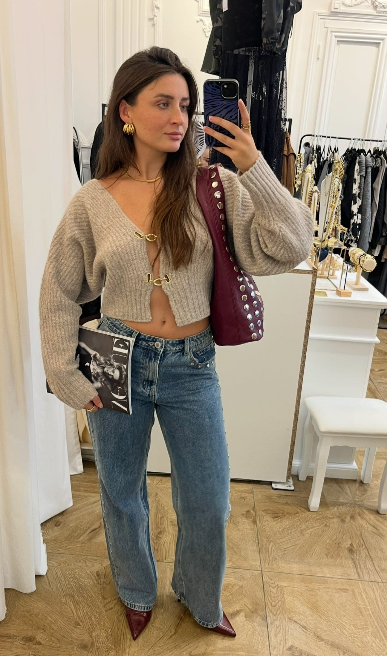 Maurice paris Pantalon Jean LEAH bleu