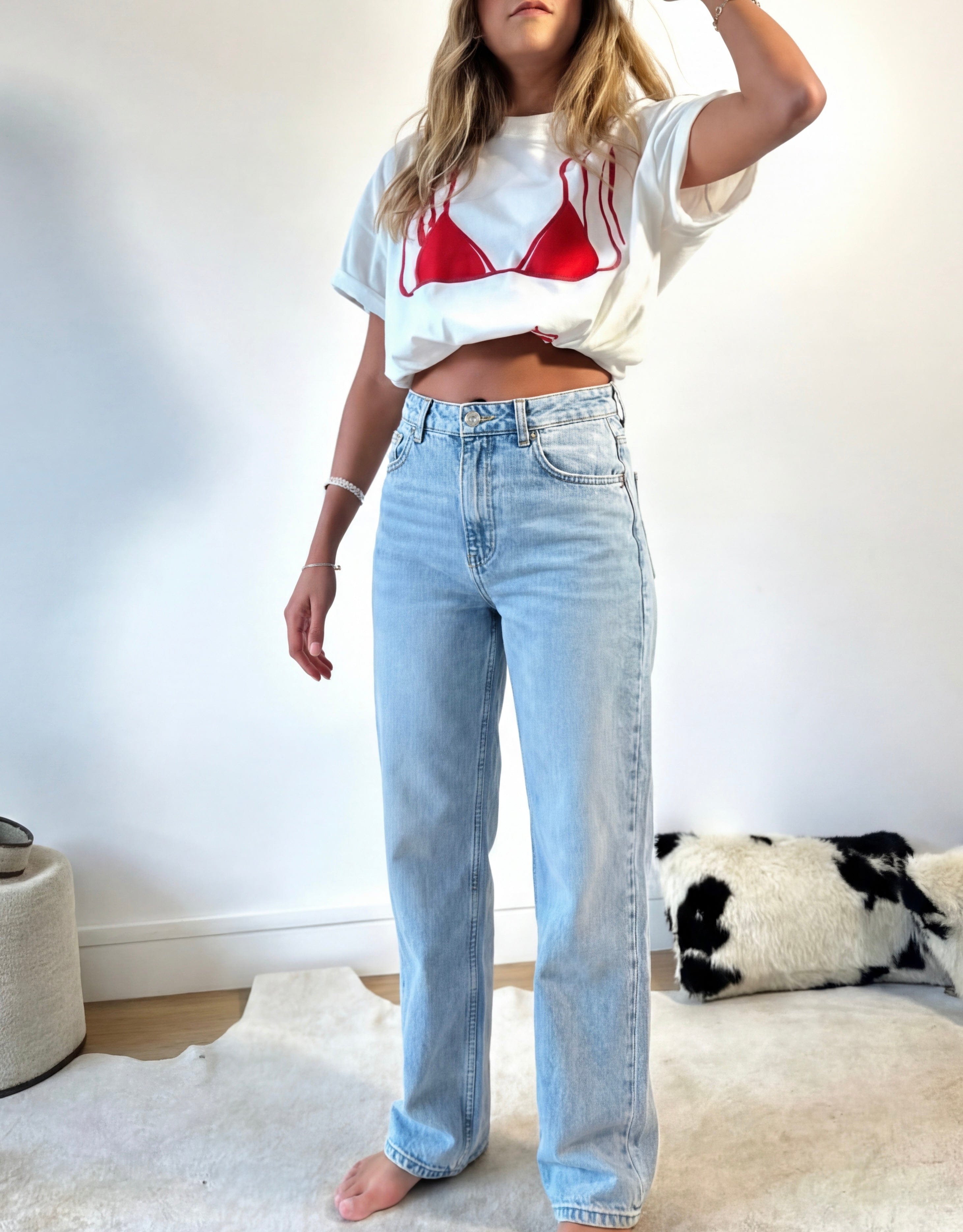 Maurice paris Pantalon Jean MADONNA bleu pré commande