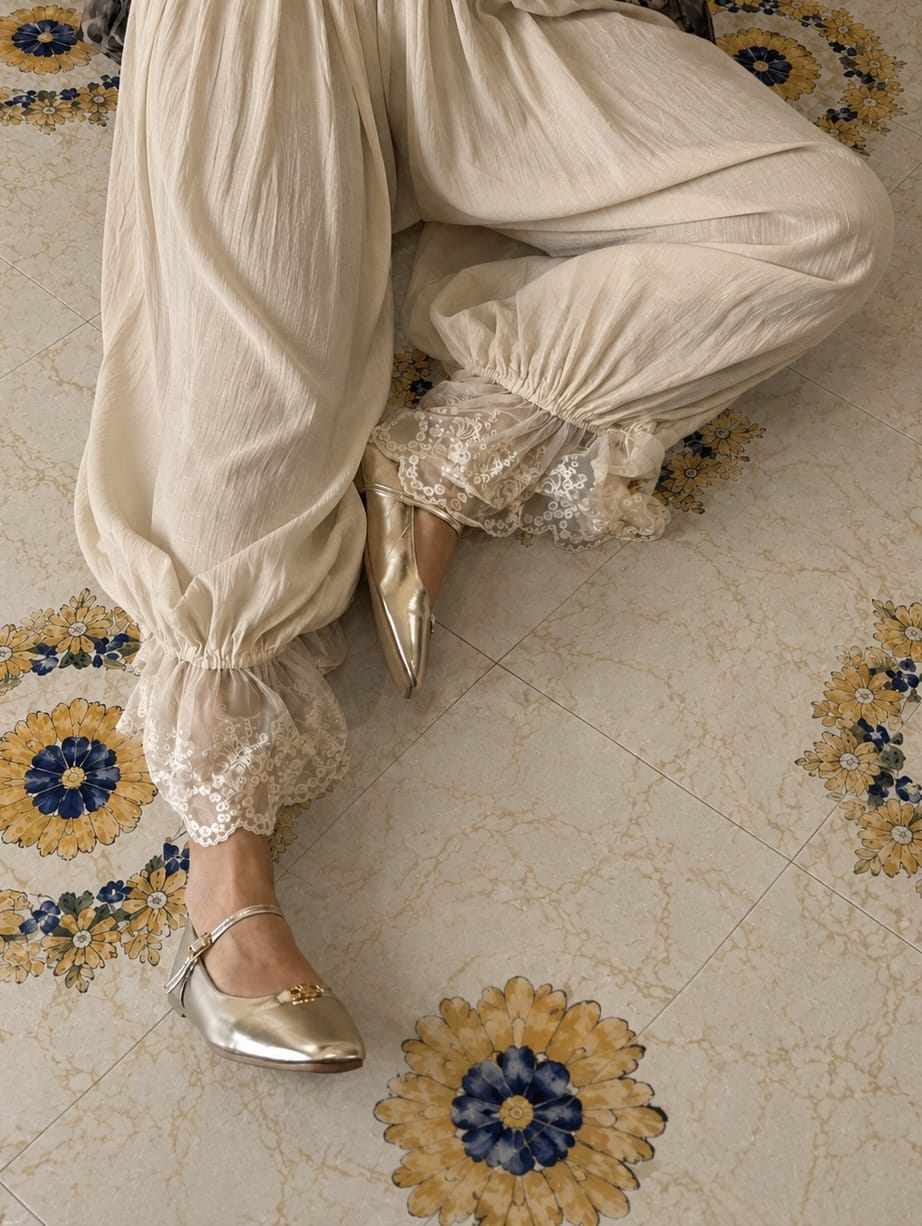 Maurice paris Pantalon Pantalon BOHO crème
