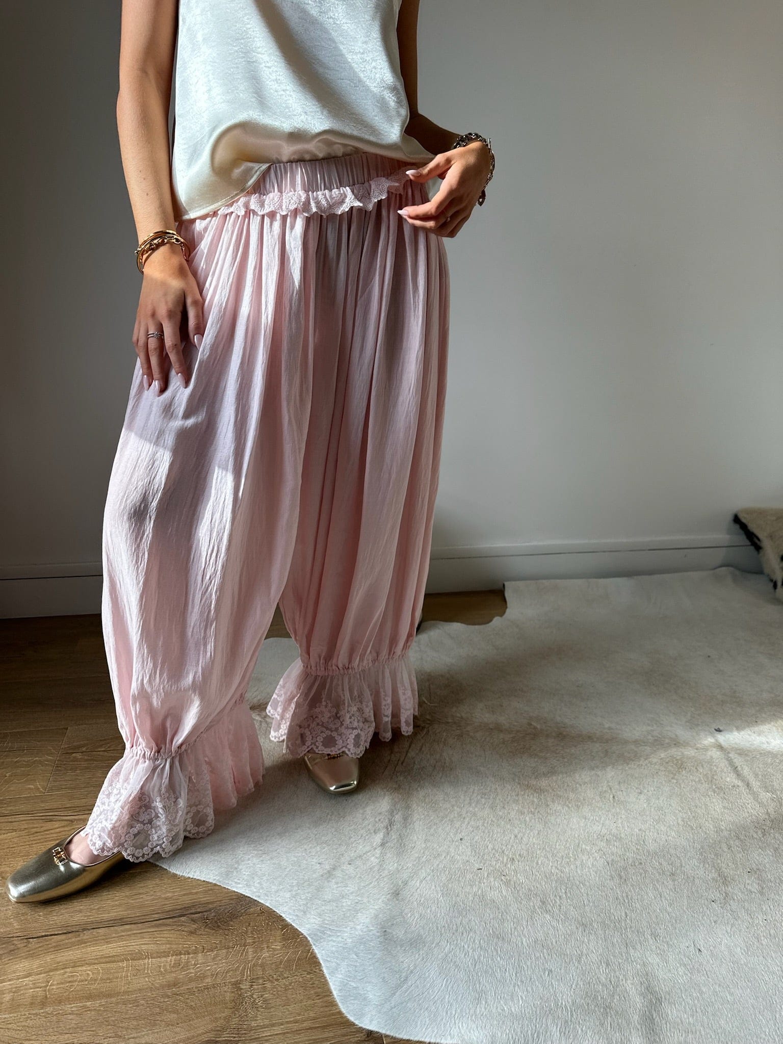 Maurice paris Pantalon Pantalon BOHO rose