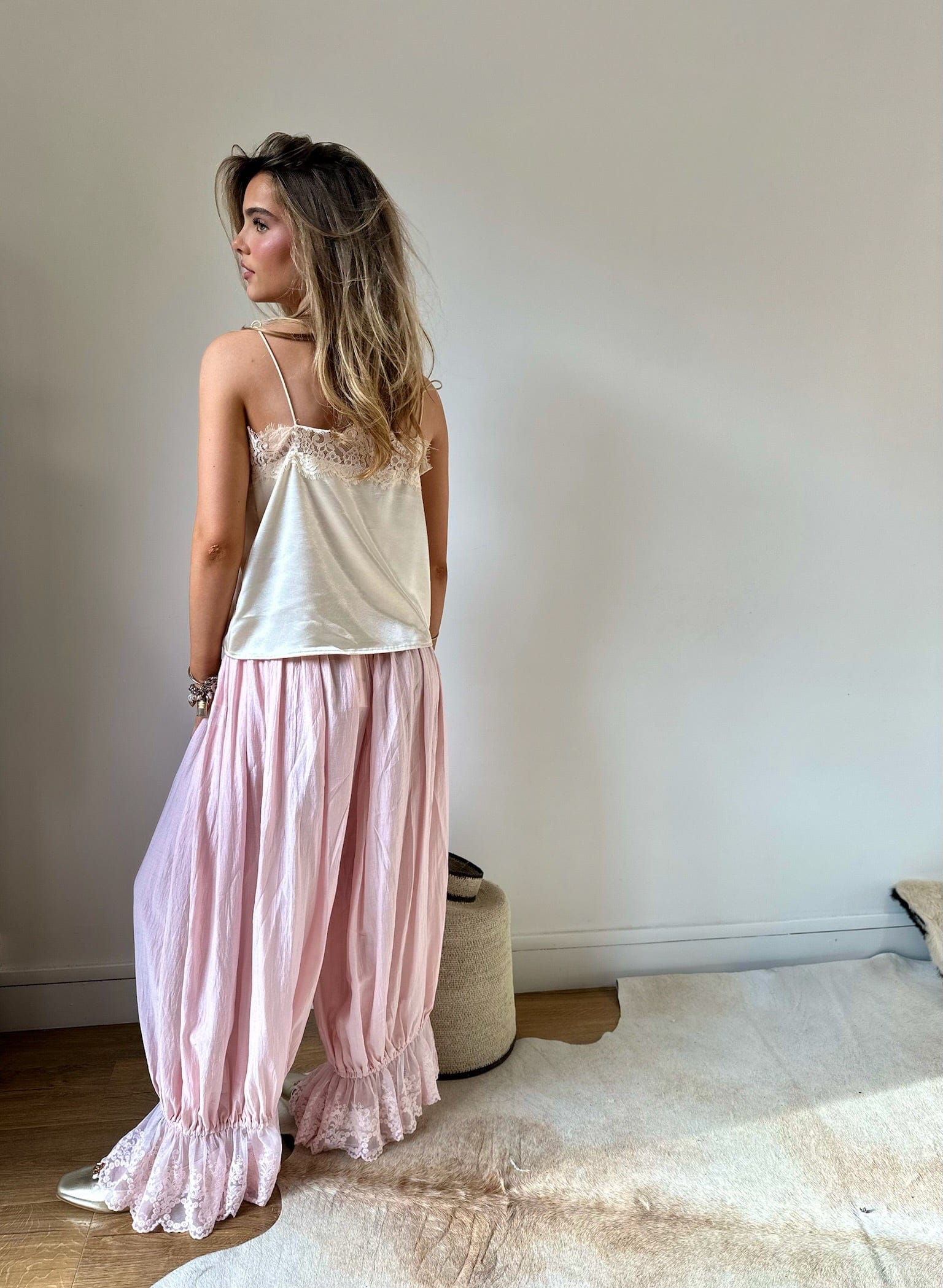 Maurice paris Pantalon Pantalon BOHO rose