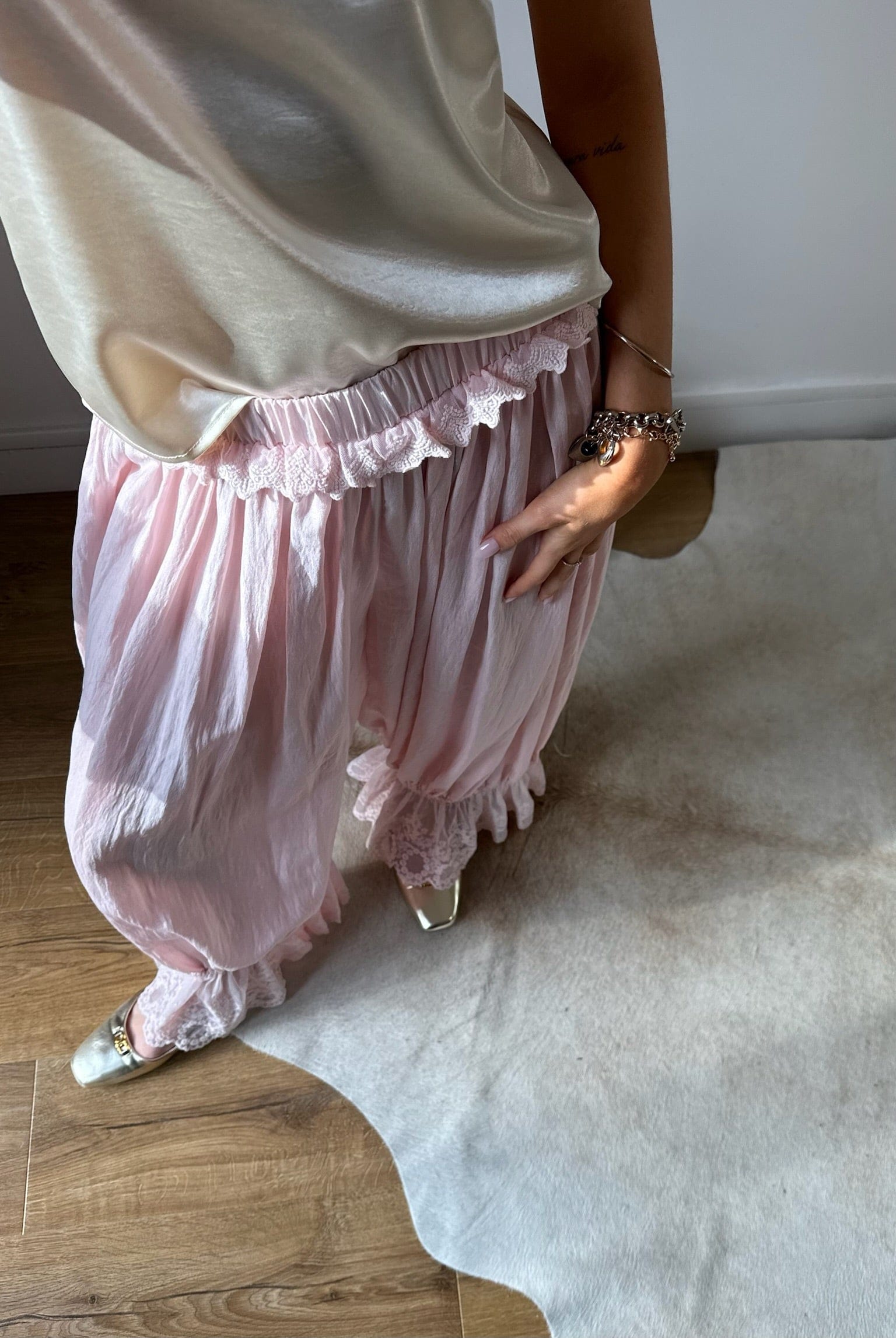 Maurice paris Pantalon Pantalon BOHO rose