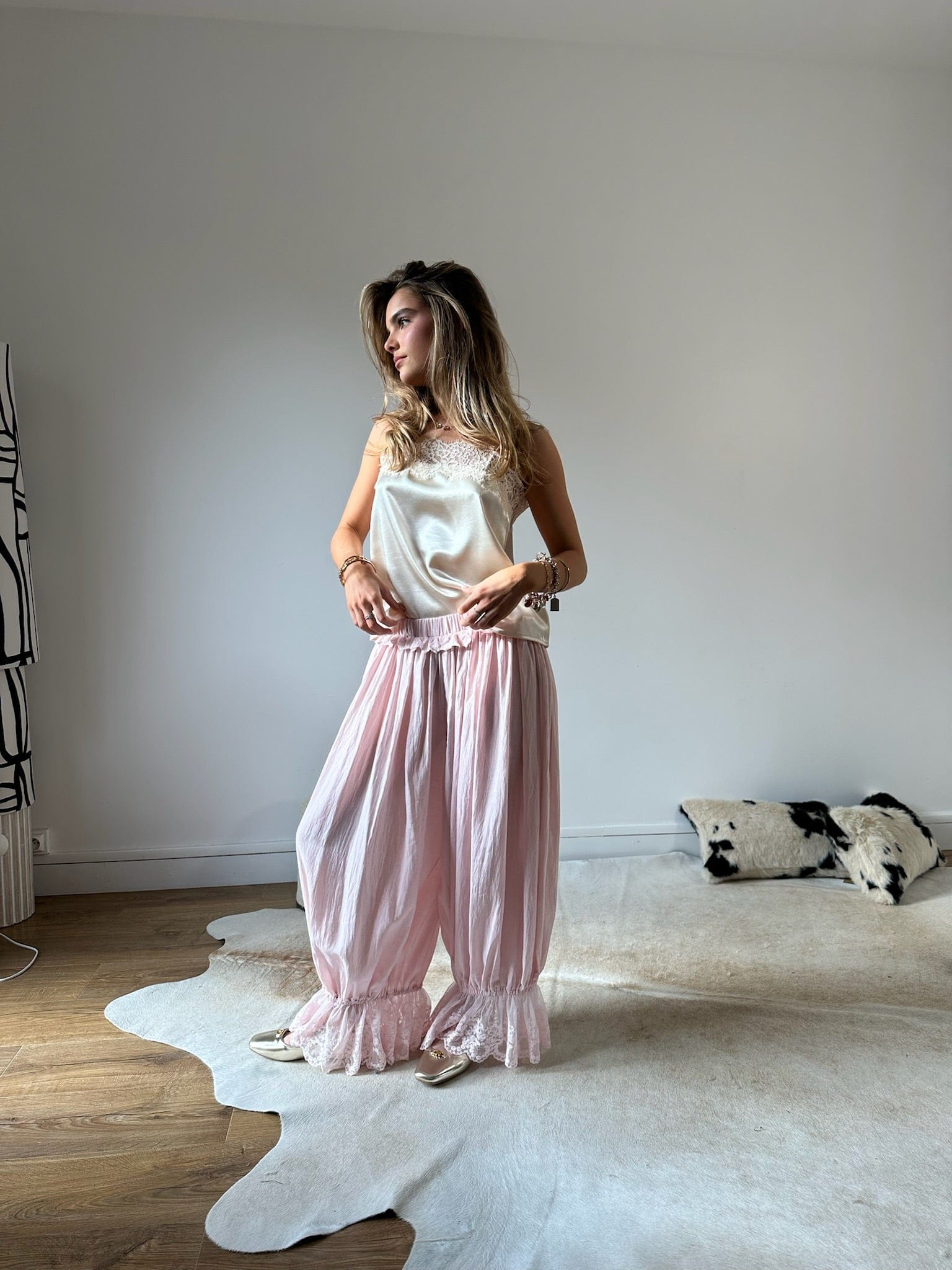 Maurice paris Pantalon Pantalon BOHO rose