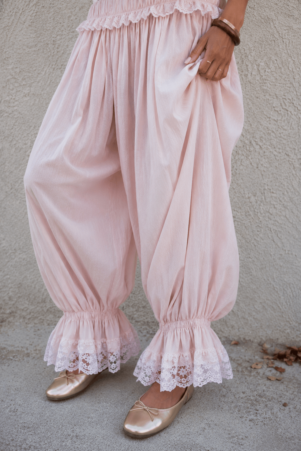 Maurice paris Pantalon Pantalon BOHO rose