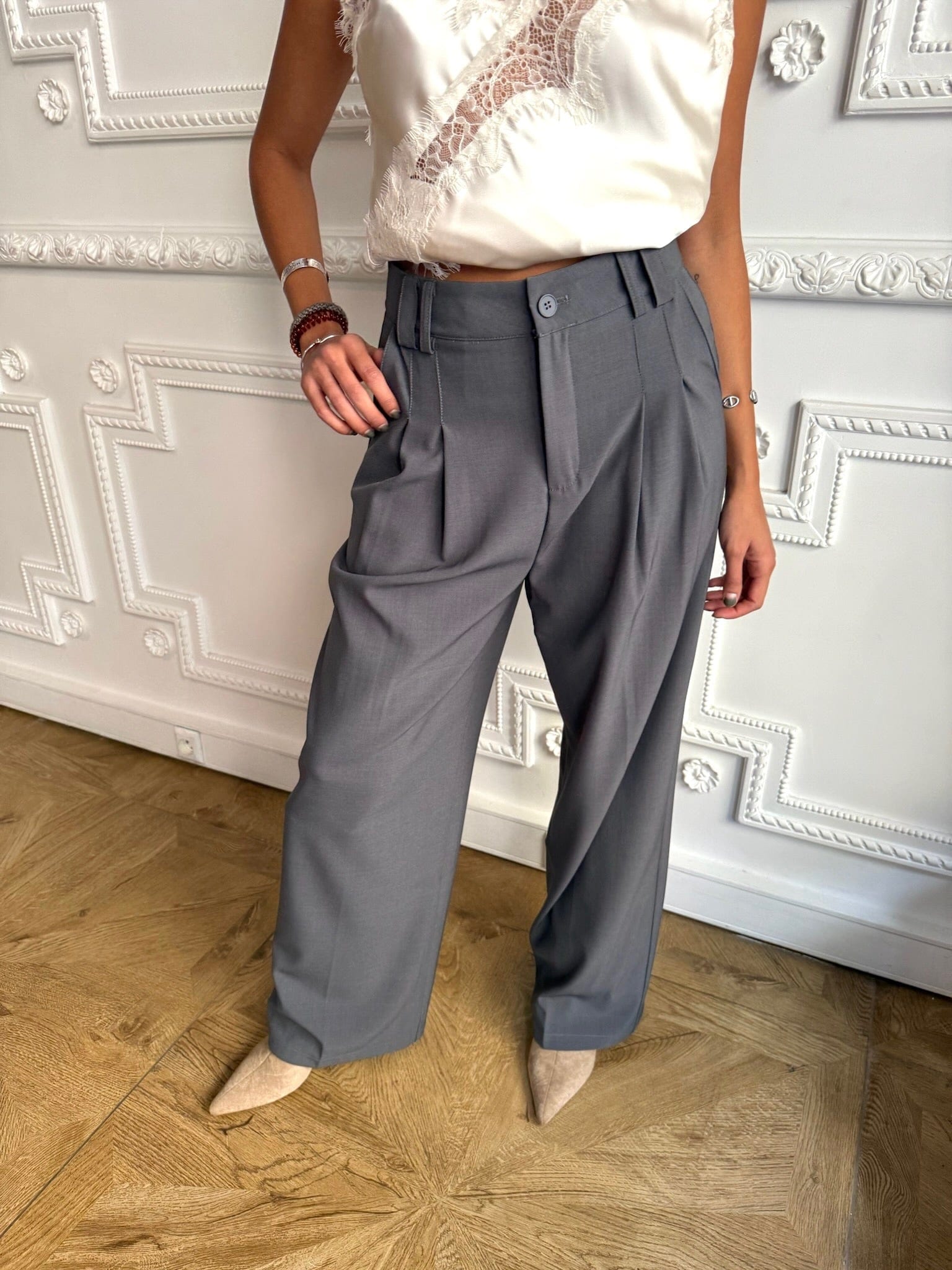 Maurice paris Pantalon Pantalon TIMESQUARE gris
