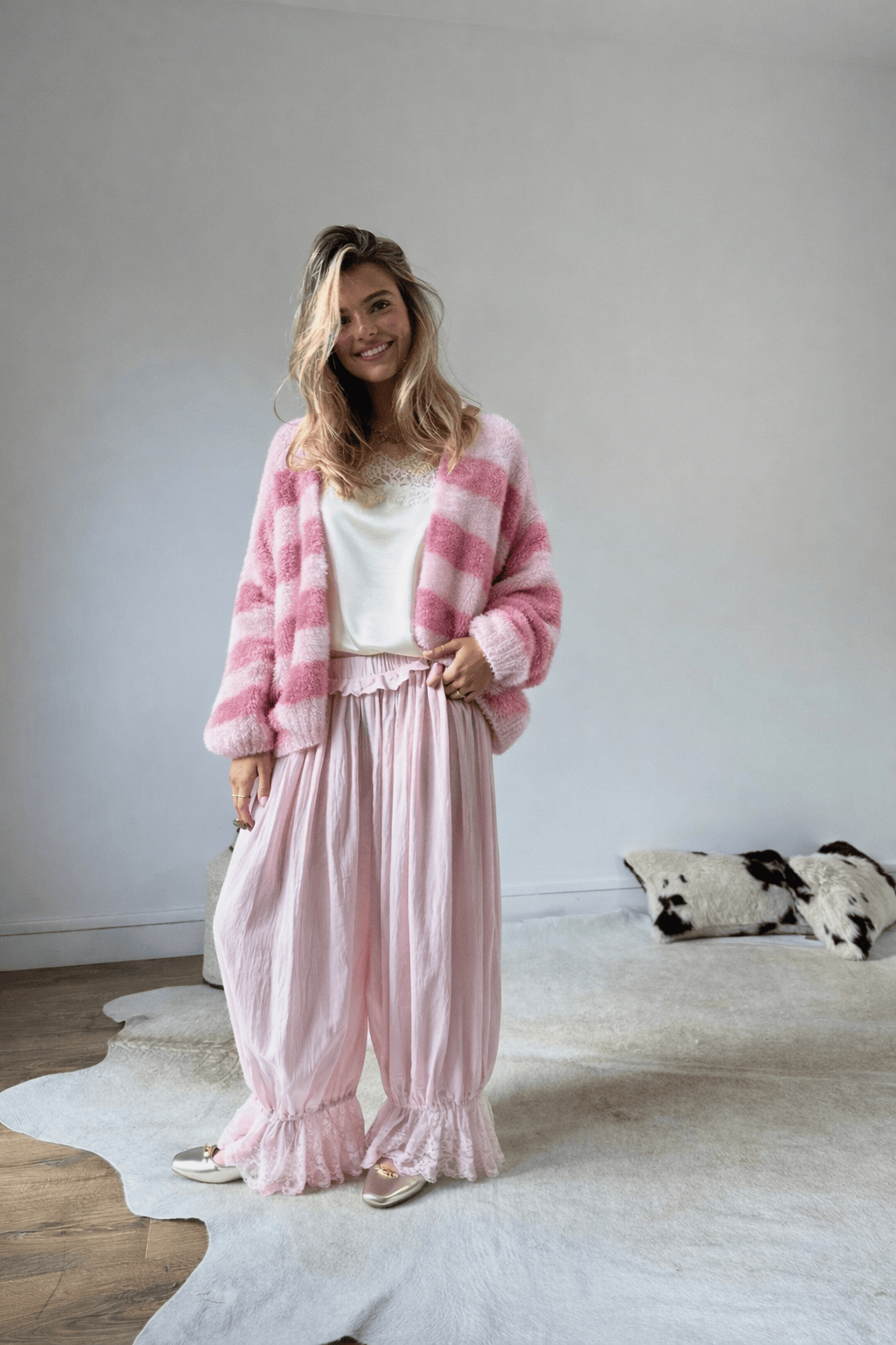 Maurice paris Pull Gilet FRAISE