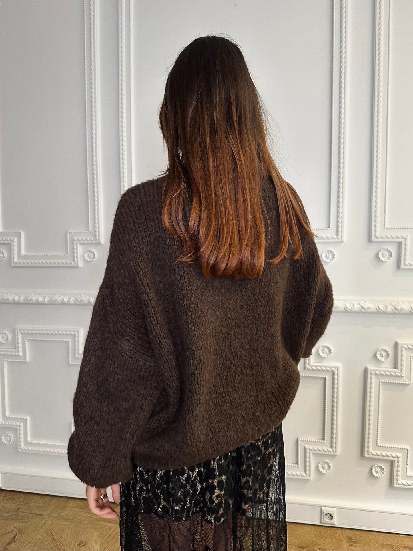 Maurice paris Pull Pull AUTUMN chocolat