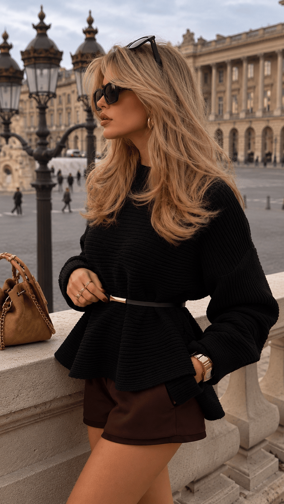 Maurice paris Pull Pull CLEA noir