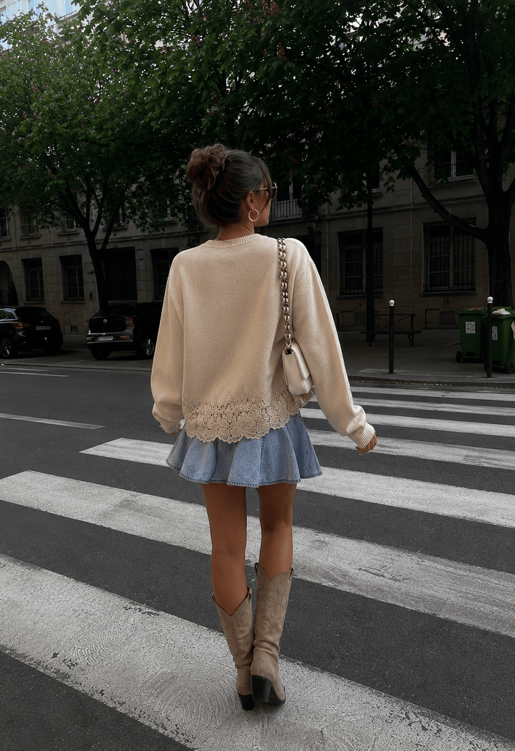 Maurice paris Pull Pull COUTURE beige