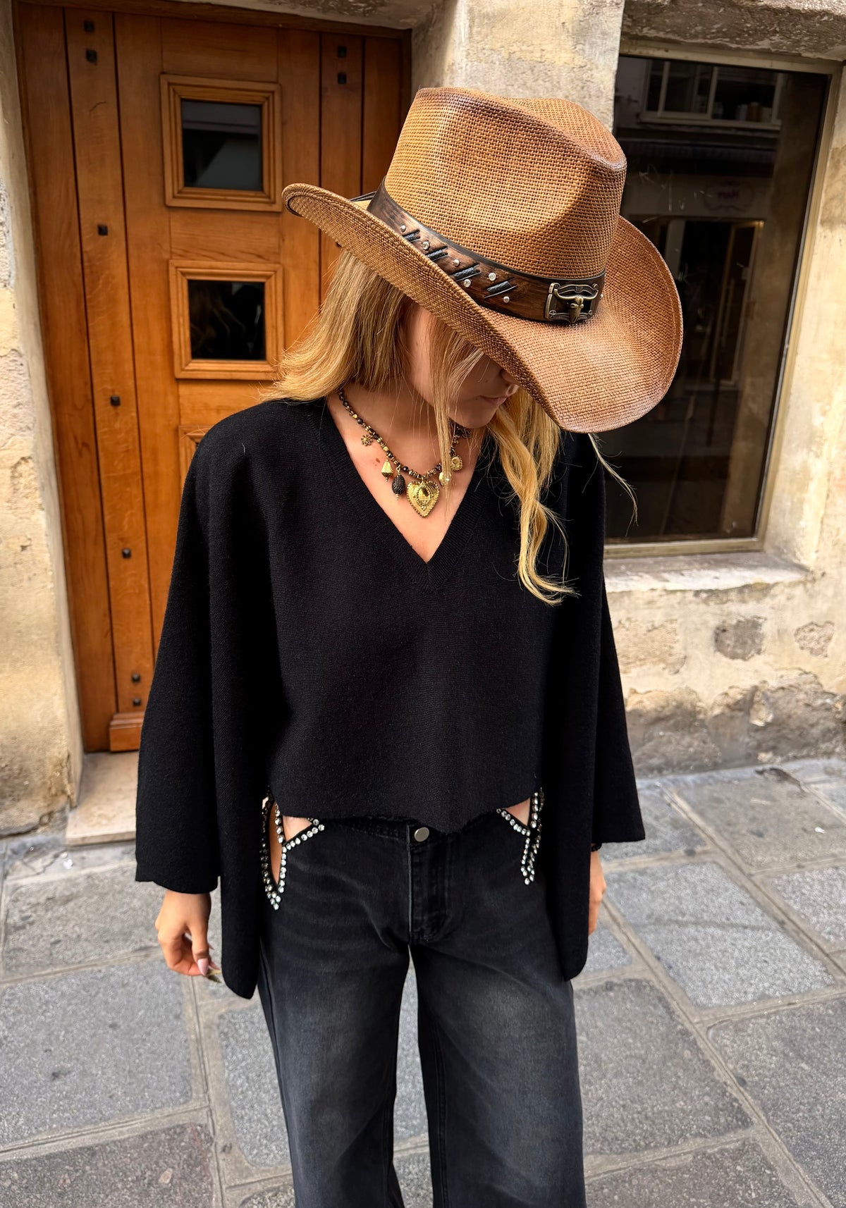Maurice paris Pull Pull GYPSI noir