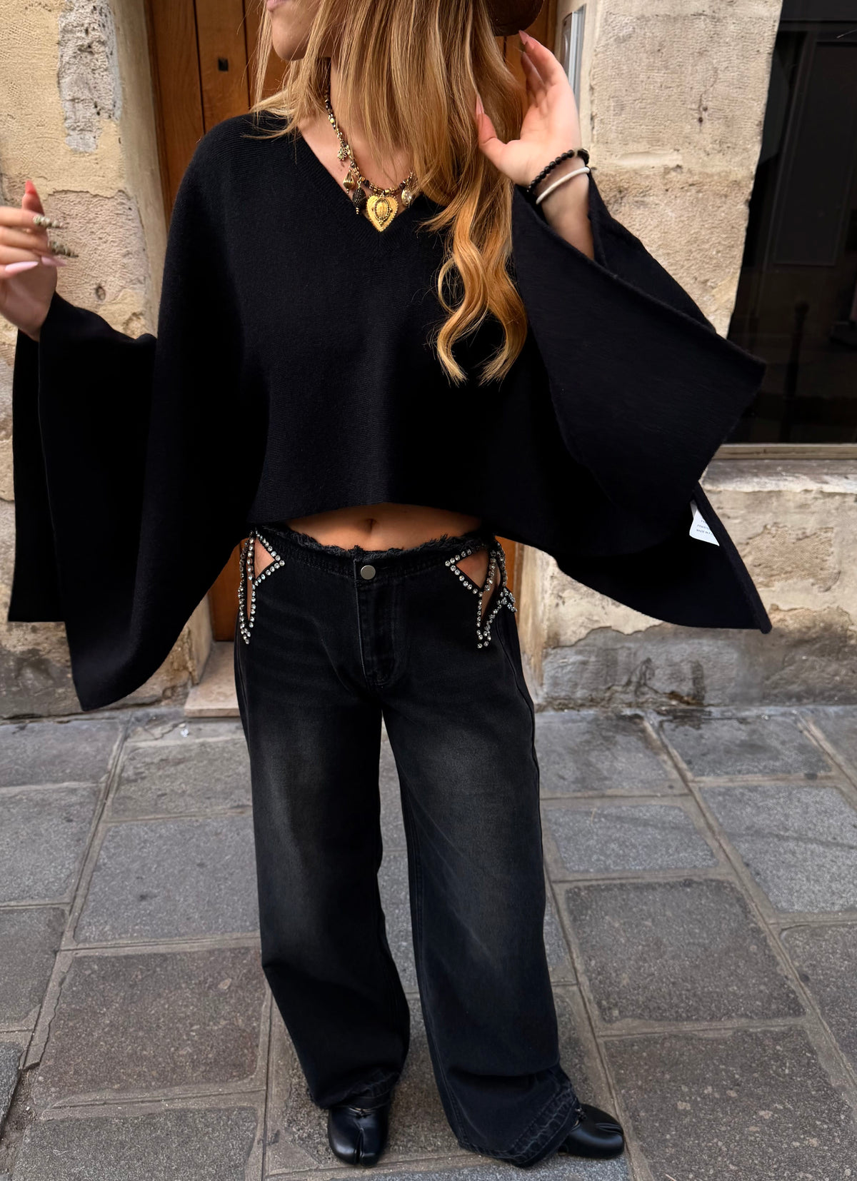 Maurice paris Pull Pull GYPSI noir