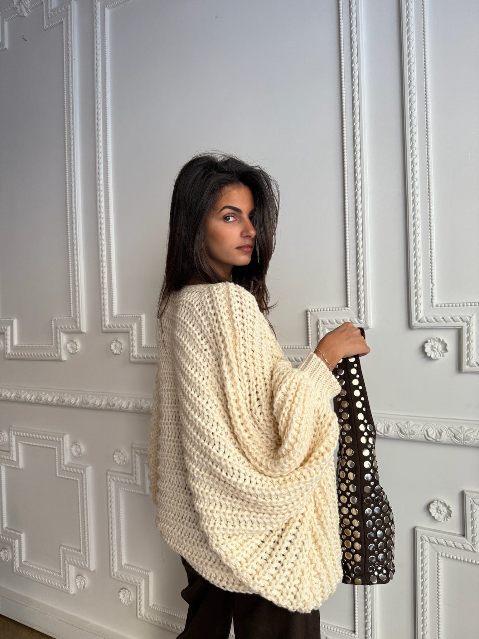 Maurice paris Pull Pull KNOT crème